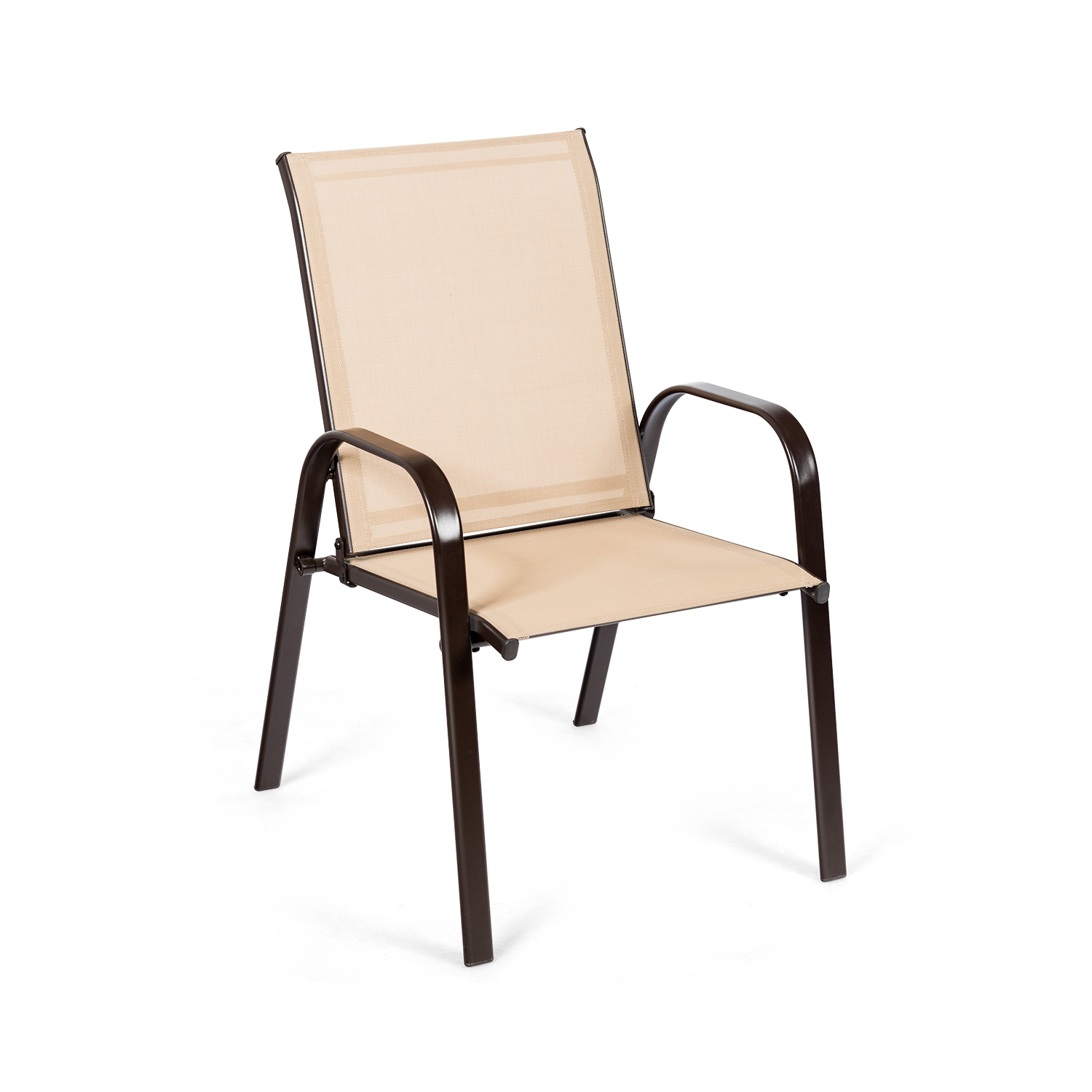 Costway 2PCS Patio Chairs Deck Yard W/Armrest