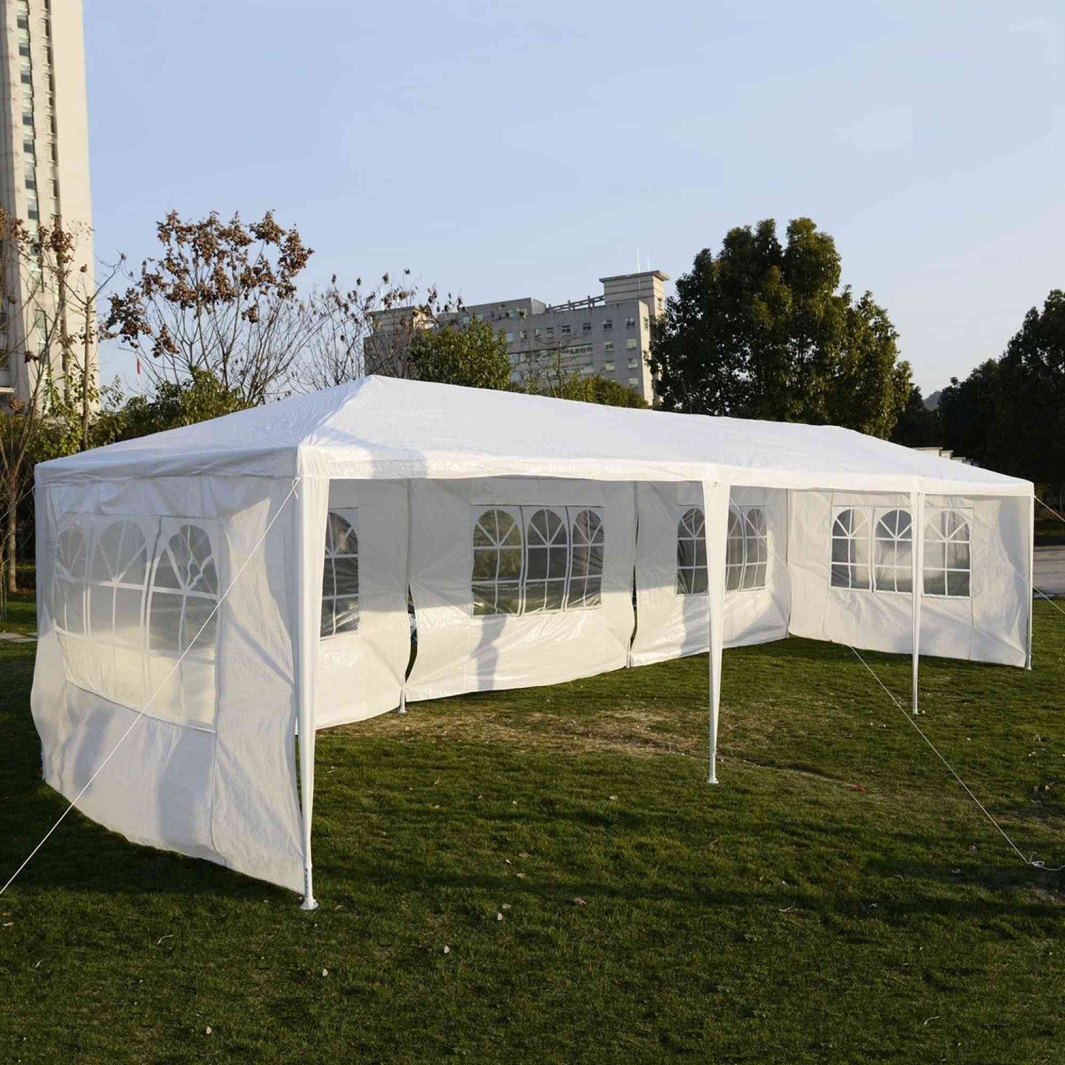Costway 10'x30' Party Wedding Outdoor Patio Tent Canopy Heavy duty Gazebo Pavilion Event