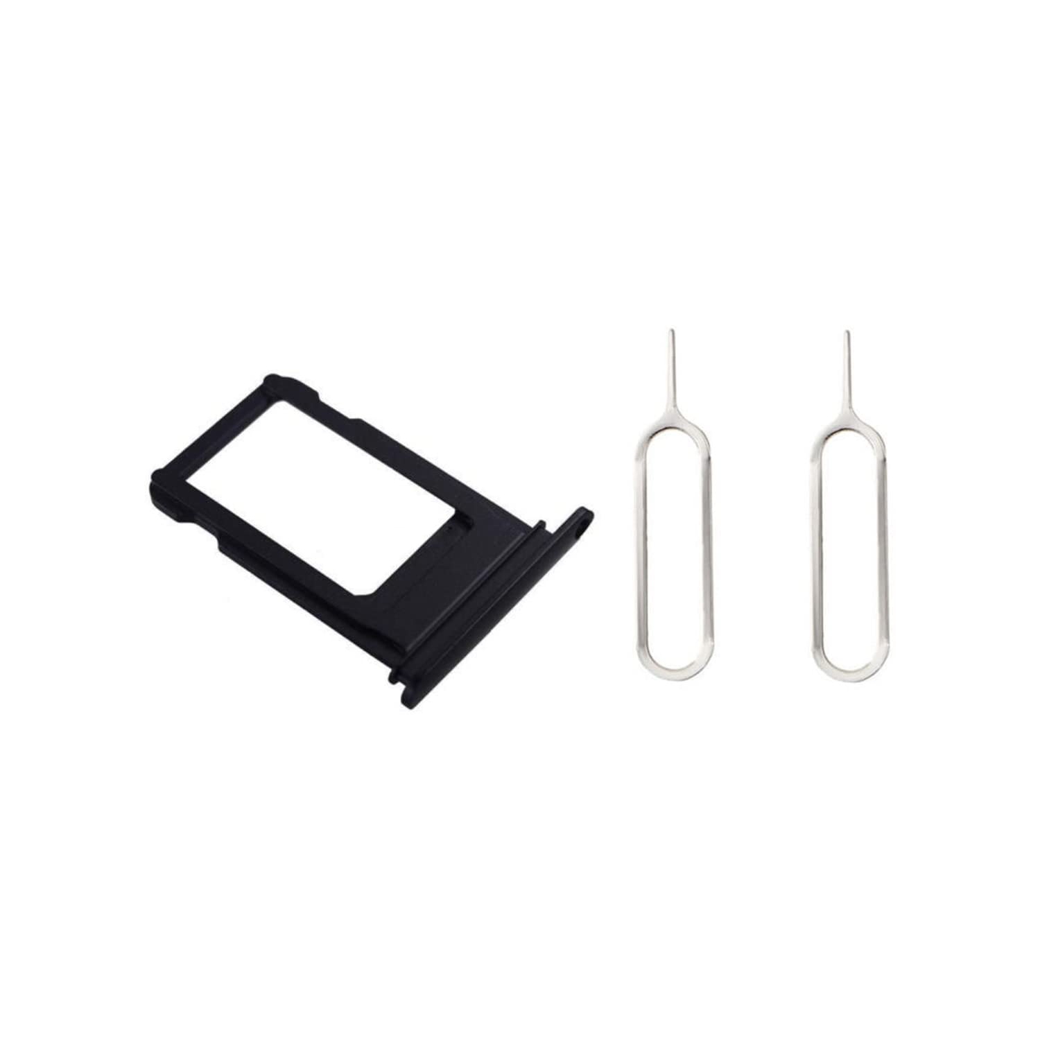 Sim Card Tray Holder Socket 2 Eject Pins For Iphone 7 Glossy Black Best Buy Canada