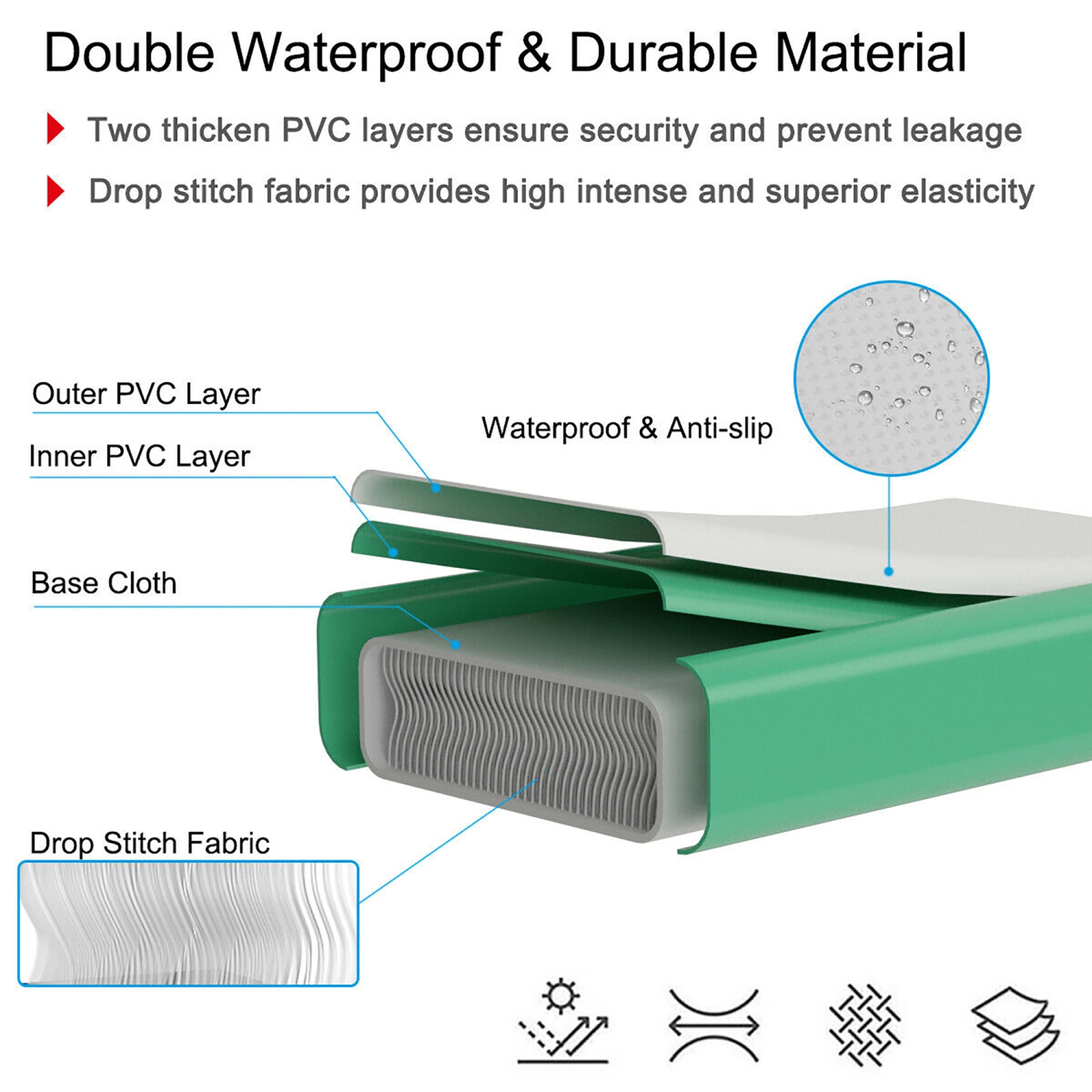 Goplus 10FT Inflatable Gymnastics Tumbling Mat w/ Pump