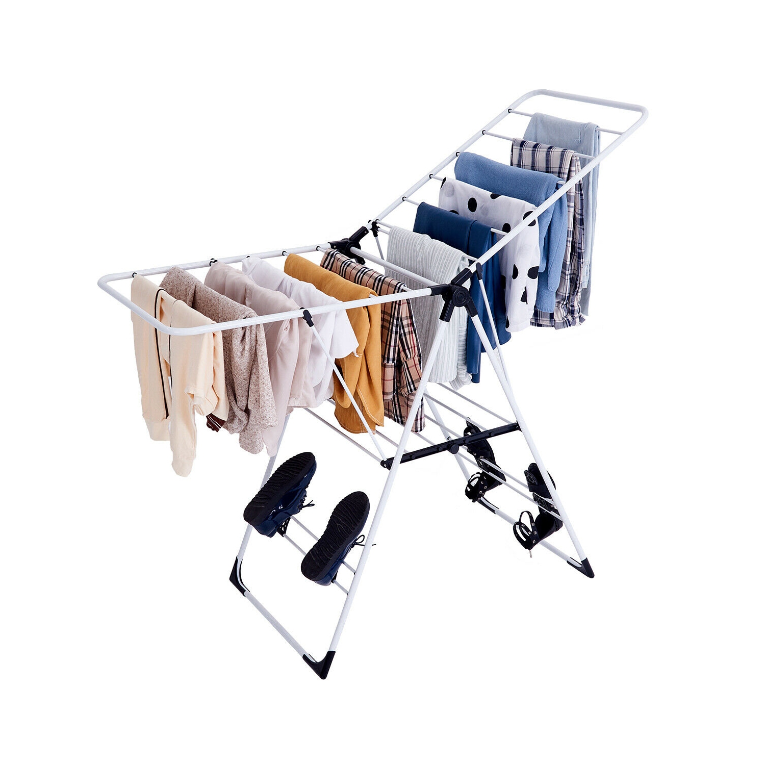 Rangement des vêtements de lessive séchoir pliant portable