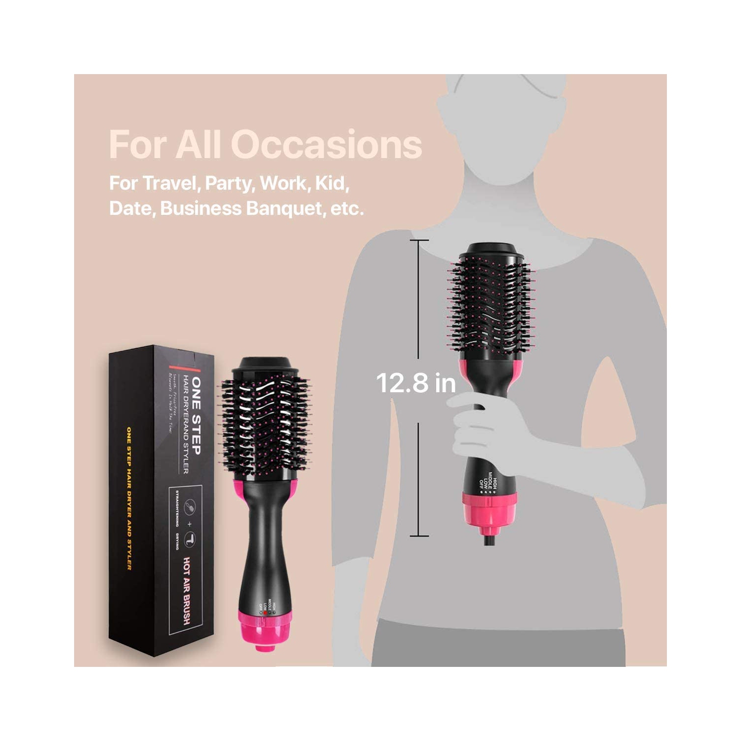 MKL Innovations Amazing 4-in-1 Hot Air Brush