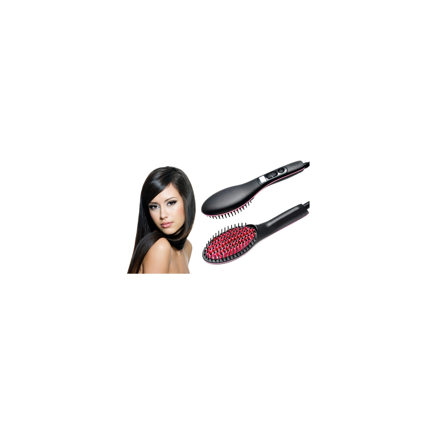 gravitti hair straightening brush