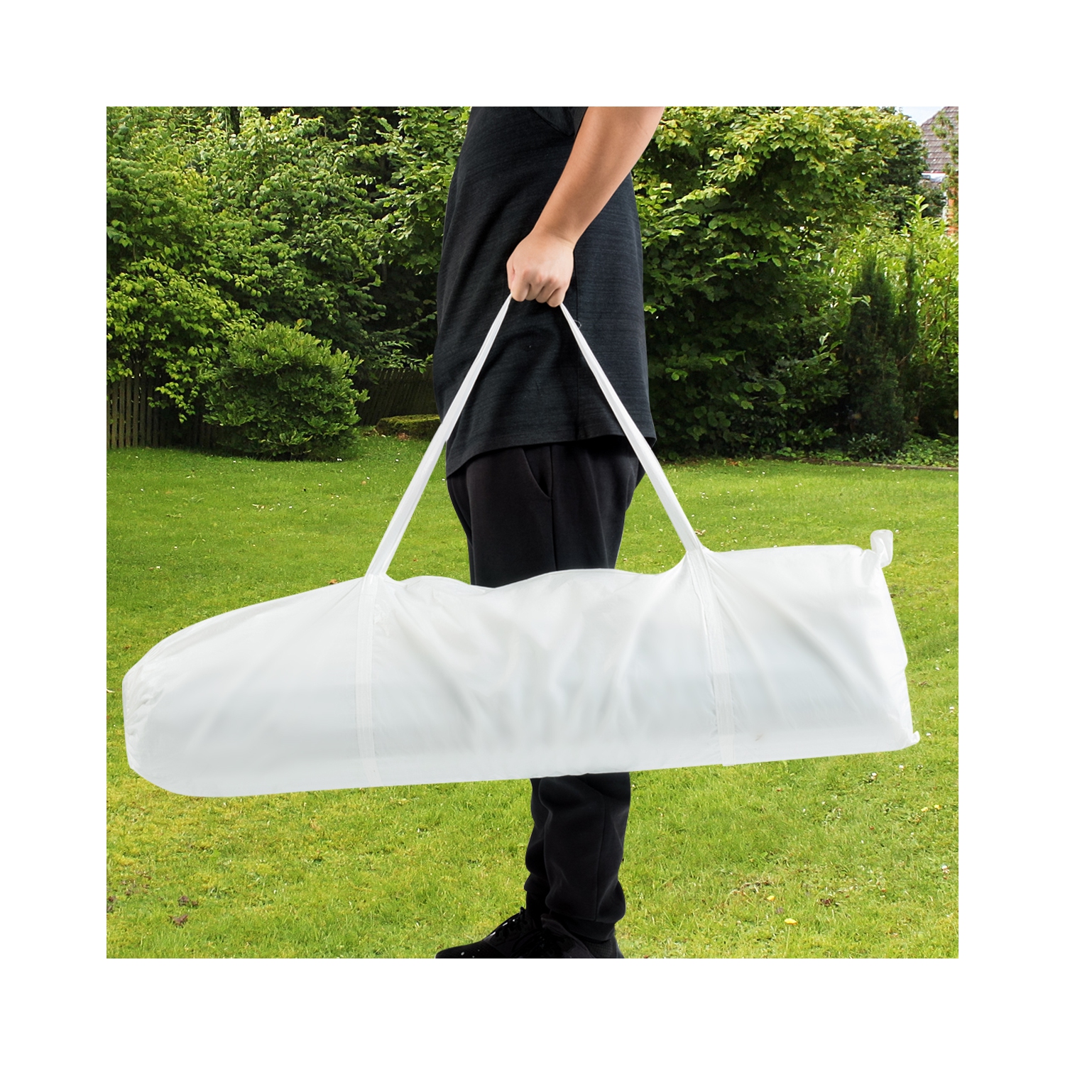 Costway 10'x20' Canopy Tent Heavy Duty Wedding Party Tent 4 Sidewalls W/Carry Bag