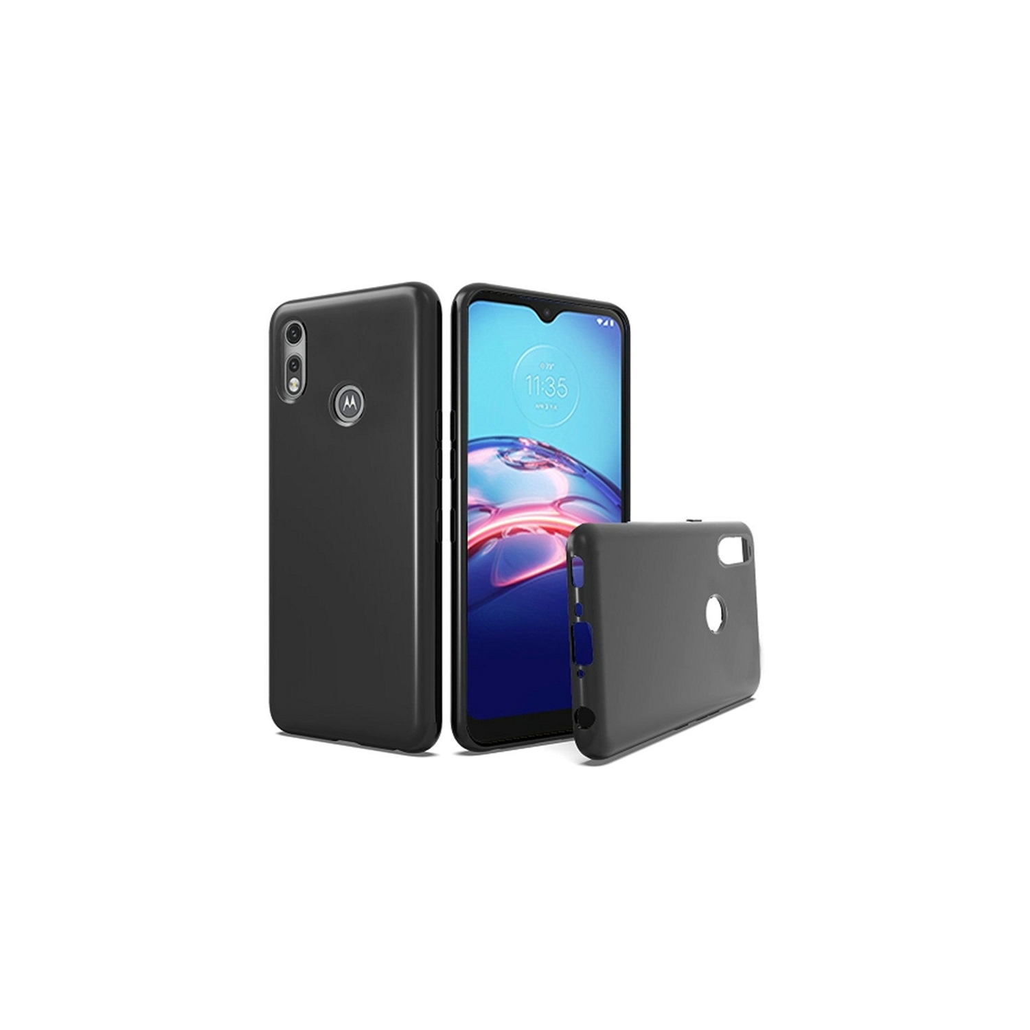 Siège arrière pour Moto E 2020/E7 2020 de Motorola, coque extérieure souple en TPUR CSmart pour tablette Ultra mince