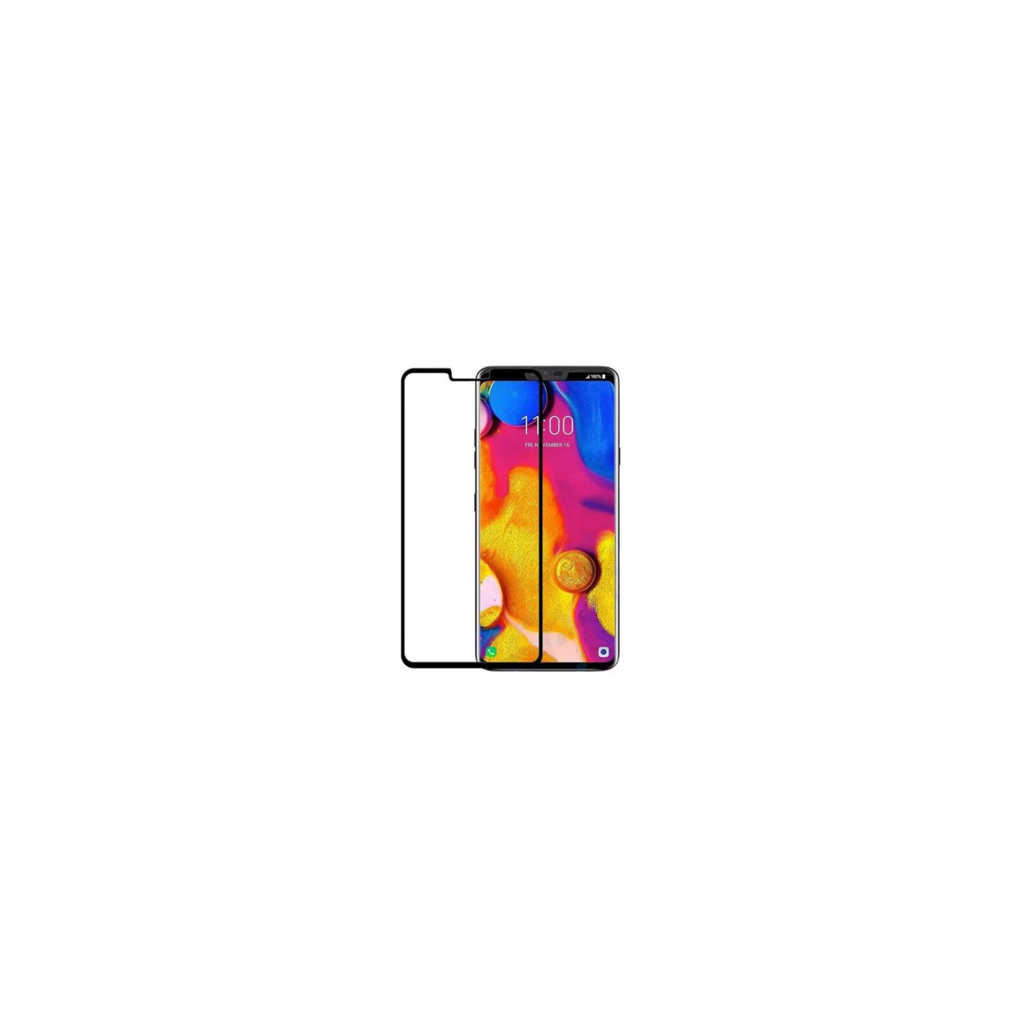 For LG G8 Thinq Screen Protector, Premuim Clear Anti-stratch 3D Curved Screen Tempered Glass Protective Film for LG G8 THINQ Phone