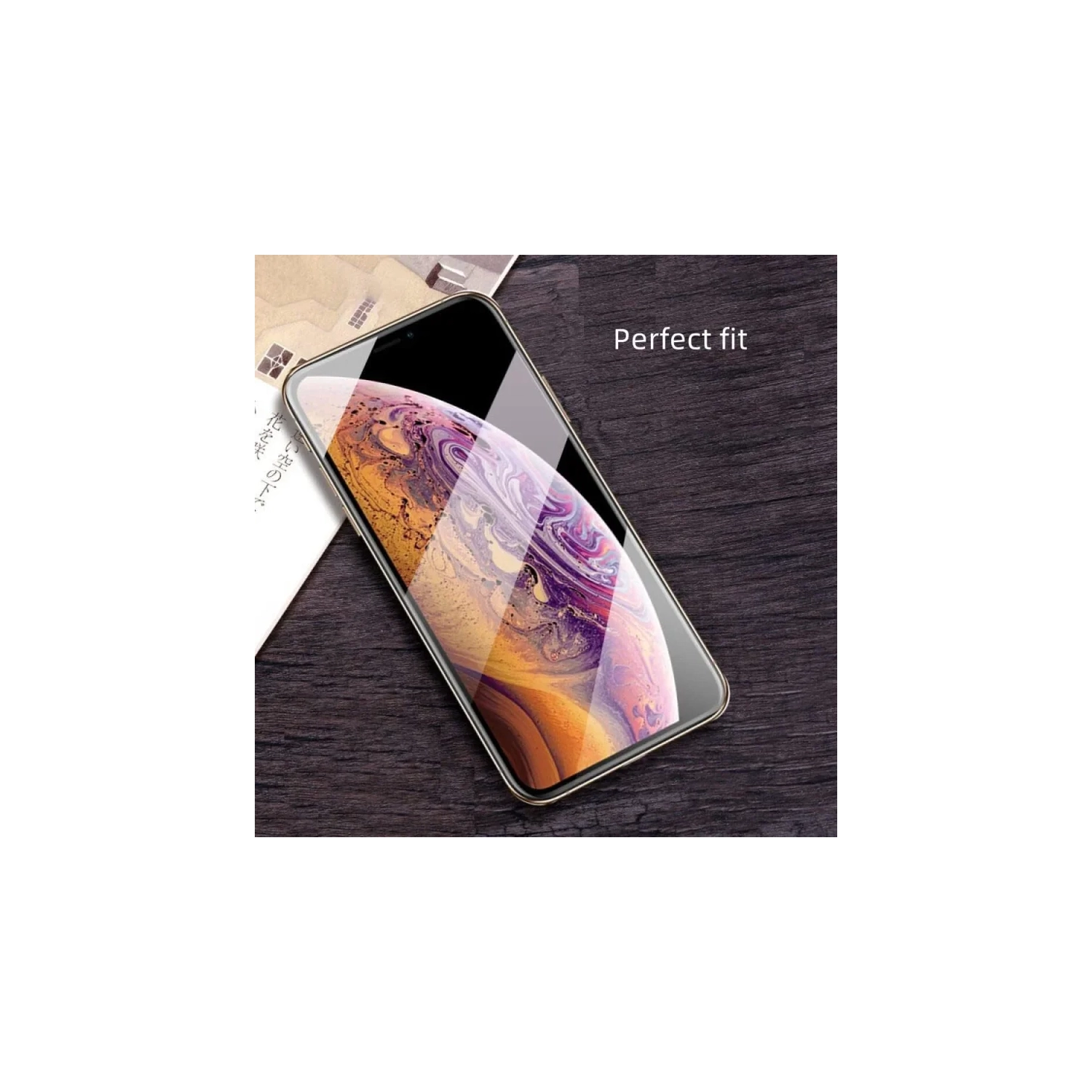 [3-Pack] Screen Protector for iPhone X and XS, iPhone 11 Pro, Tempered Glass Film 99.99% HD Clarity Screen Protector, 5.8-inch Case Friendly, [Easy