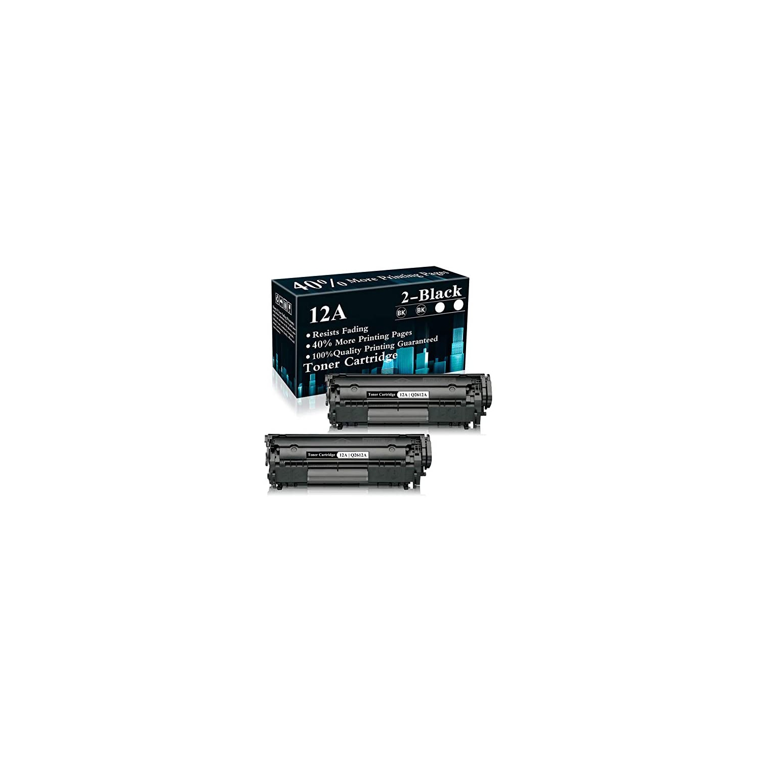 Compatible avec les cartouches d’encre de rechange 12A | Q2612A pour LaserJet 1020 1022n 1022nw 1010 1012 1015 de HP