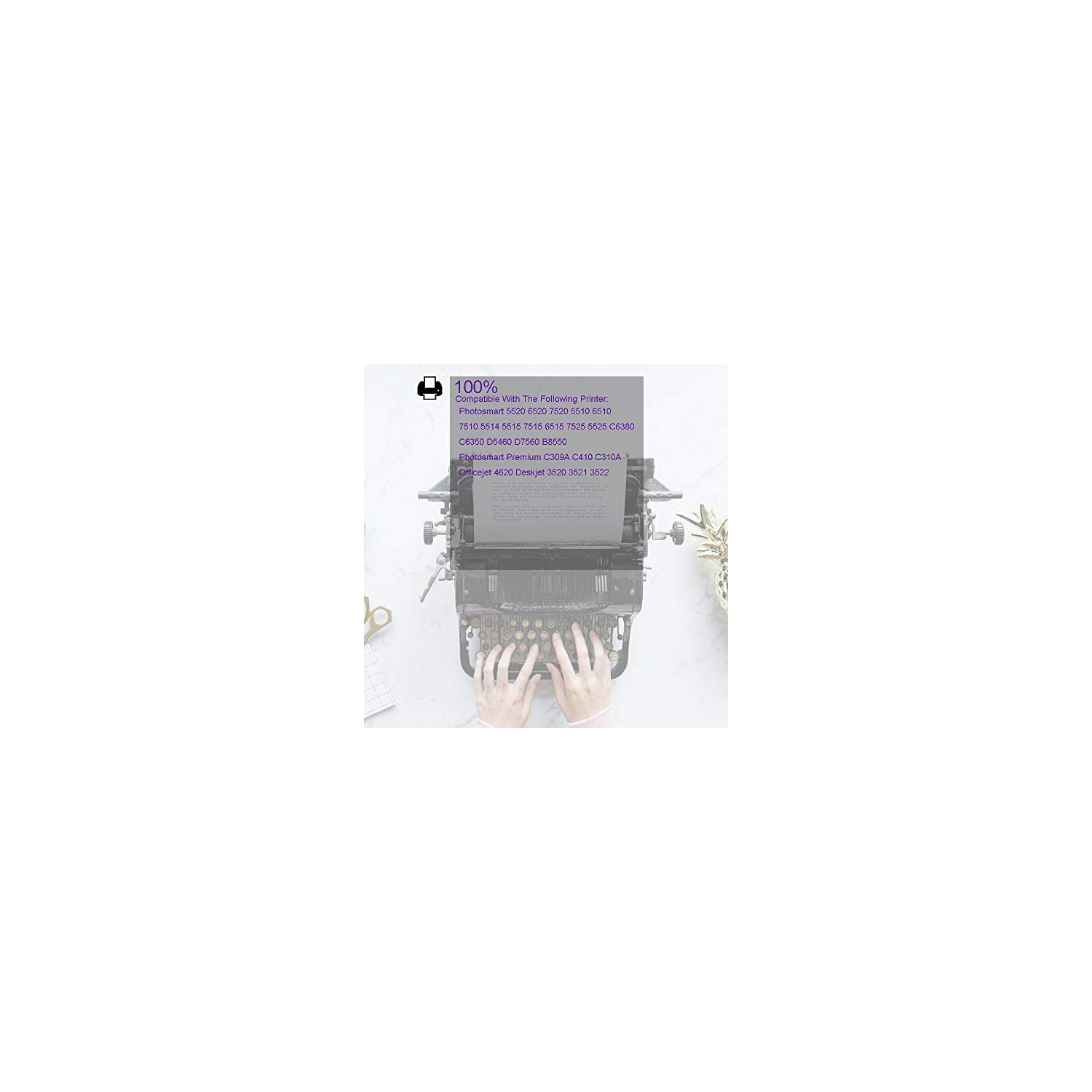 Cartouche d’encre couleur de rechange compatible avec les imprimantes HP 564 XL 5 couleur, compatible avec HP Photosmart 5520 6520 7520