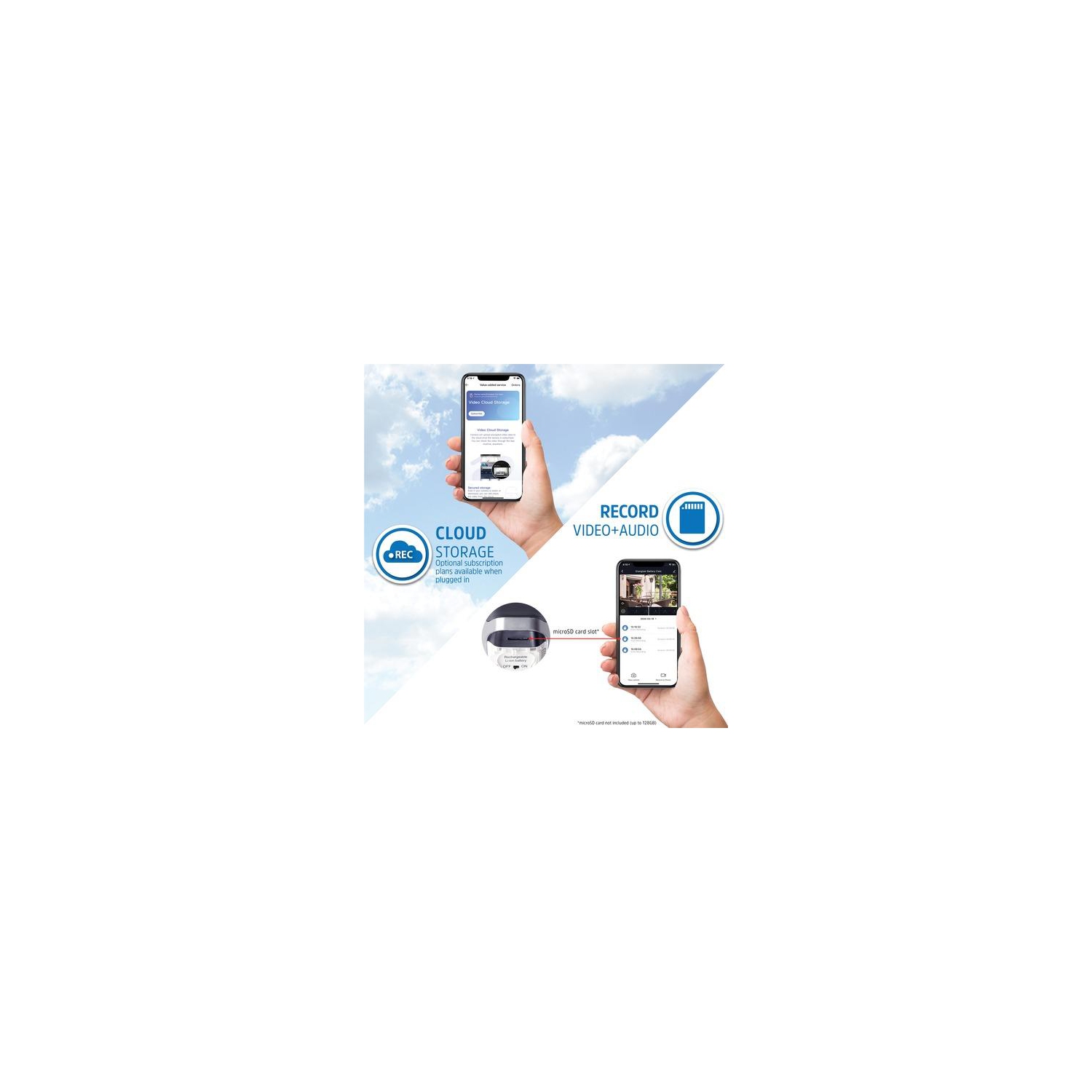 Energizer Connect Indoor/Outdoor 1080p Wi-Fi Smart Camera