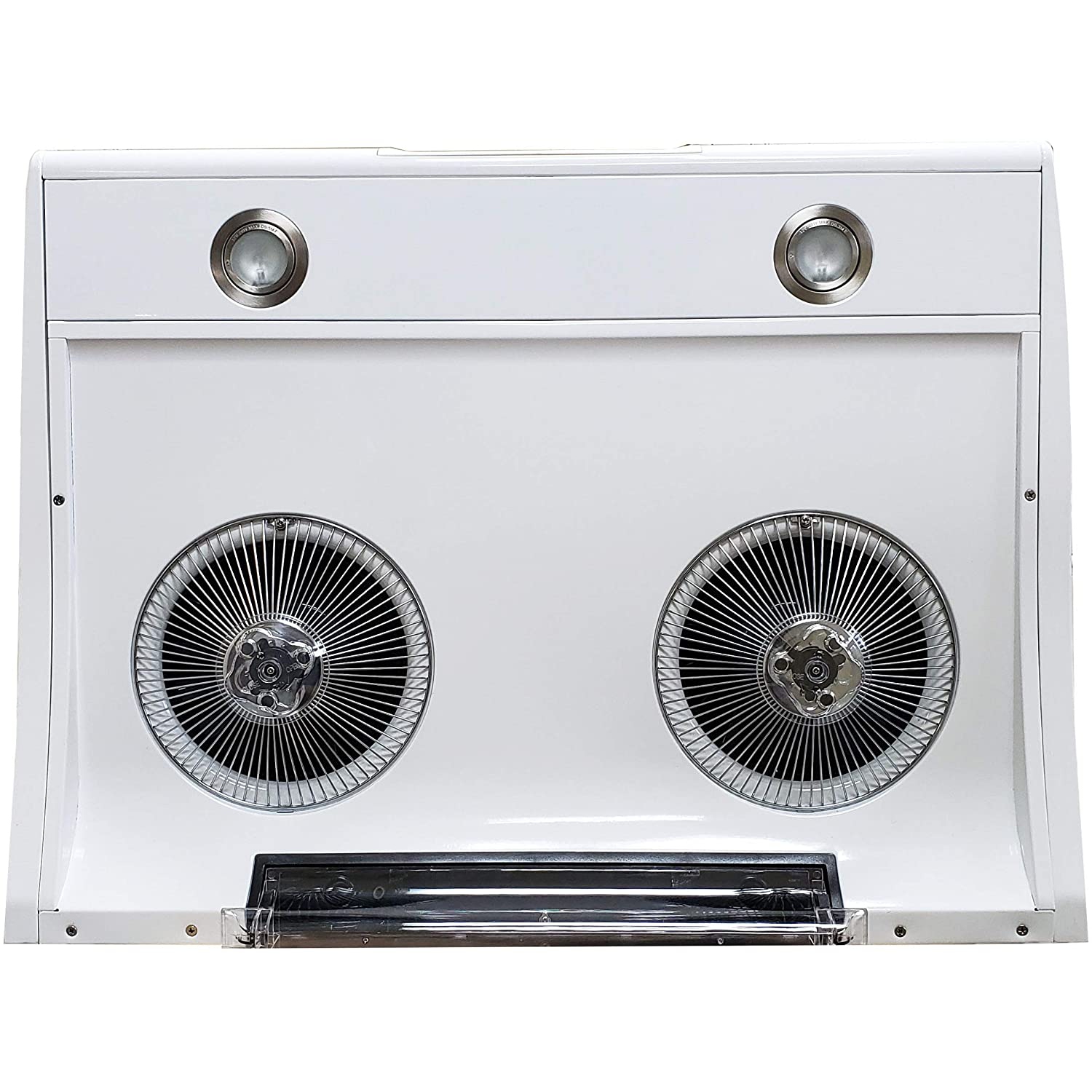 Crown 30" under cabinet white finish powerful range hood with Auto-cleaning function