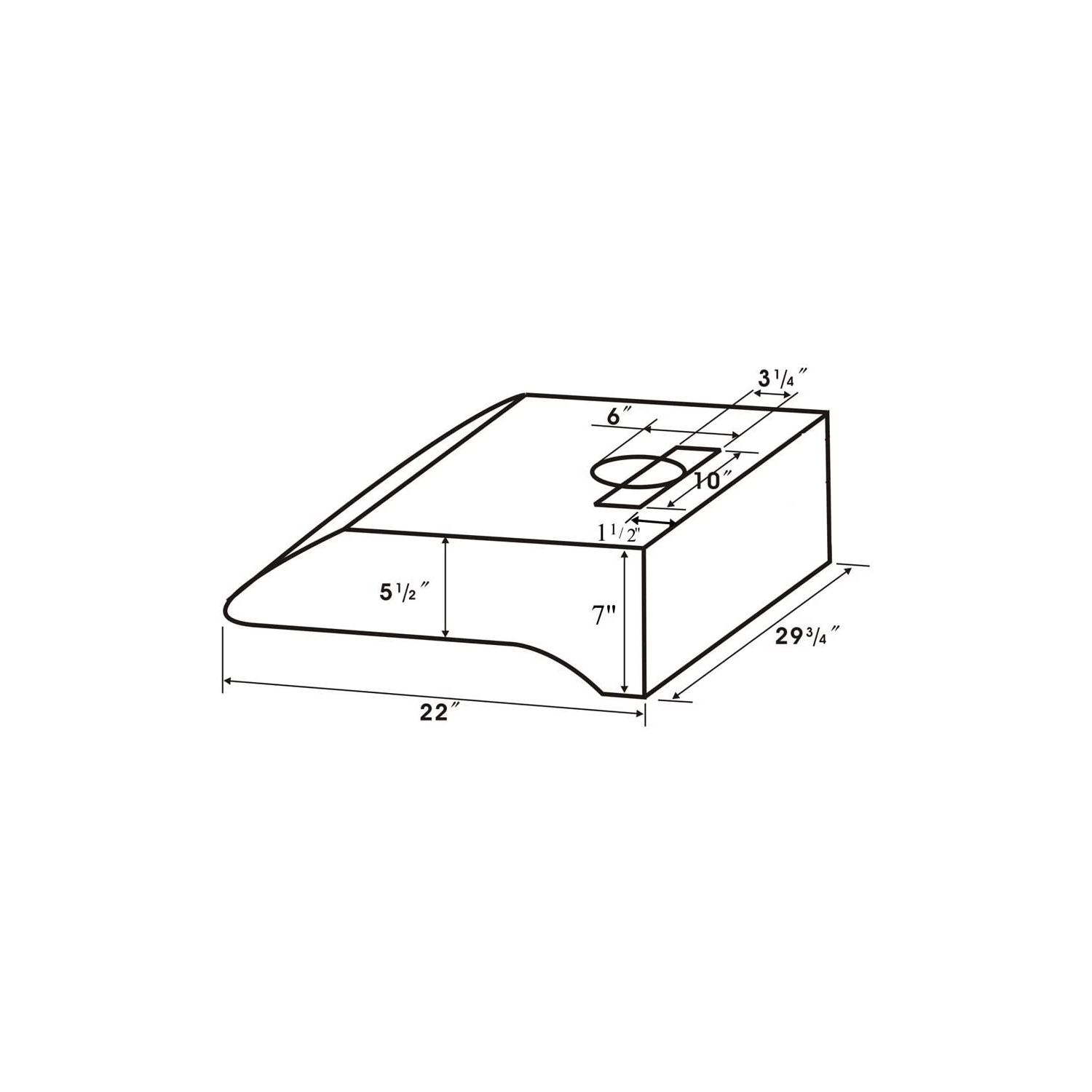 Crown 30" under cabinet white finish powerful range hood with Auto-cleaning function