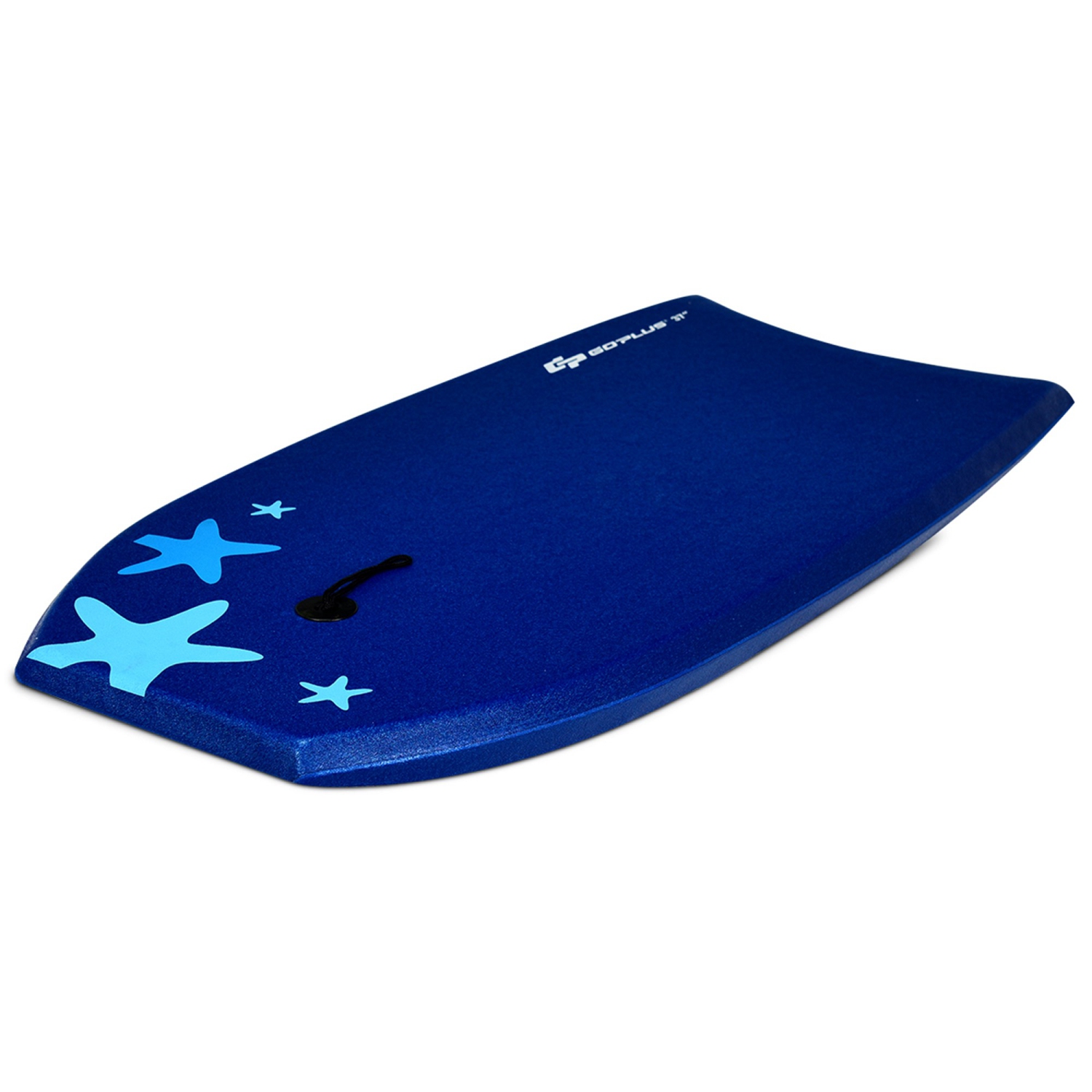 Planche de Bodyboard Surf 37 Pouces avec Sangle de 93 CM et Motif Cocotier + Parasol pour Débutant Enfant Adulte XPE+HDPE 0.7KG