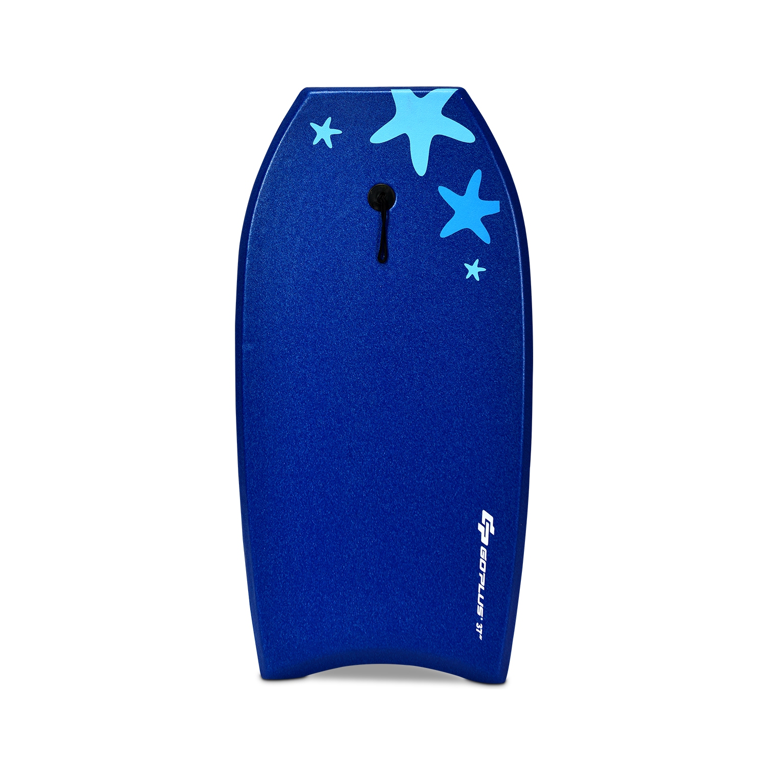 Planche de Bodyboard Surf 37 Pouces avec Sangle de 93 CM et Motif Cocotier + Parasol pour Débutant Enfant Adulte XPE+HDPE 0.7KG