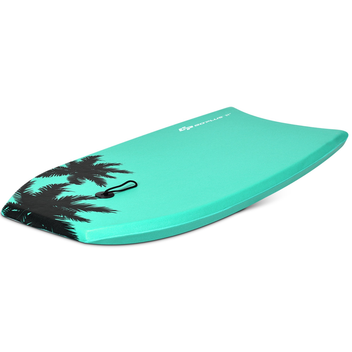 Goplus 33'' Lightweight Super Bodyboard Surfing W/Leash IXPE Deck EPS Core Boarding