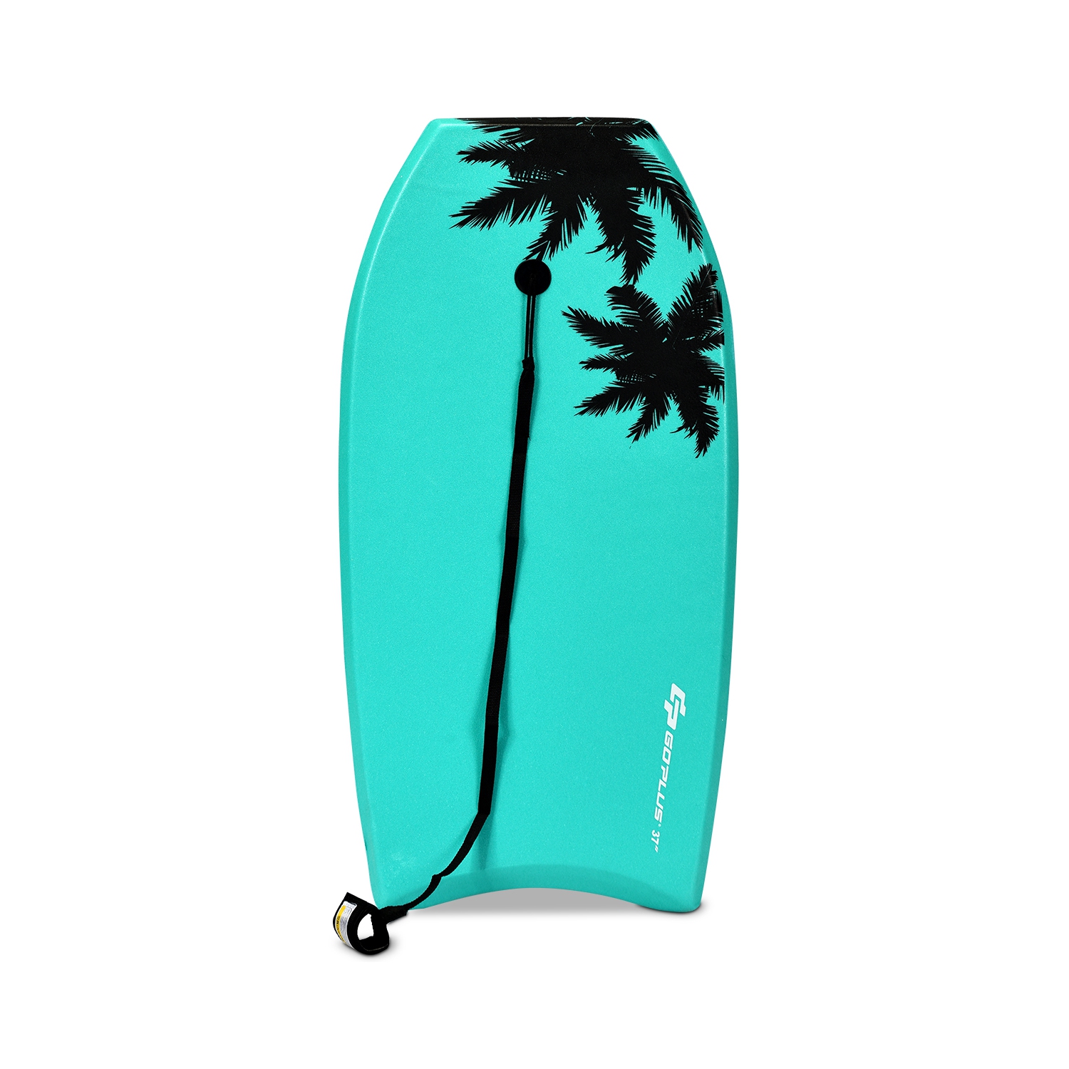 Goplus 33'' Lightweight Super Bodyboard Surfing W/Leash IXPE Deck EPS Core Boarding