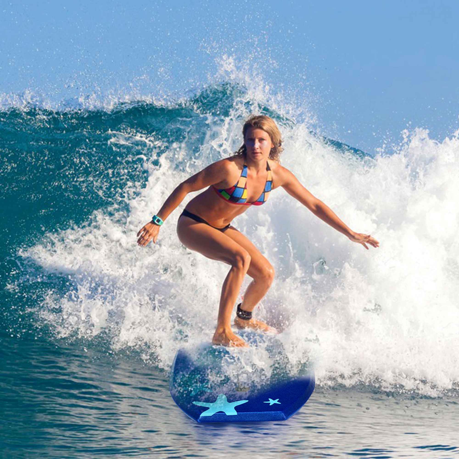 Costway Planche de Surf de 6 à 3 Dérives & Leash pour Enfants, Adultes blanc | Home Depot Canada