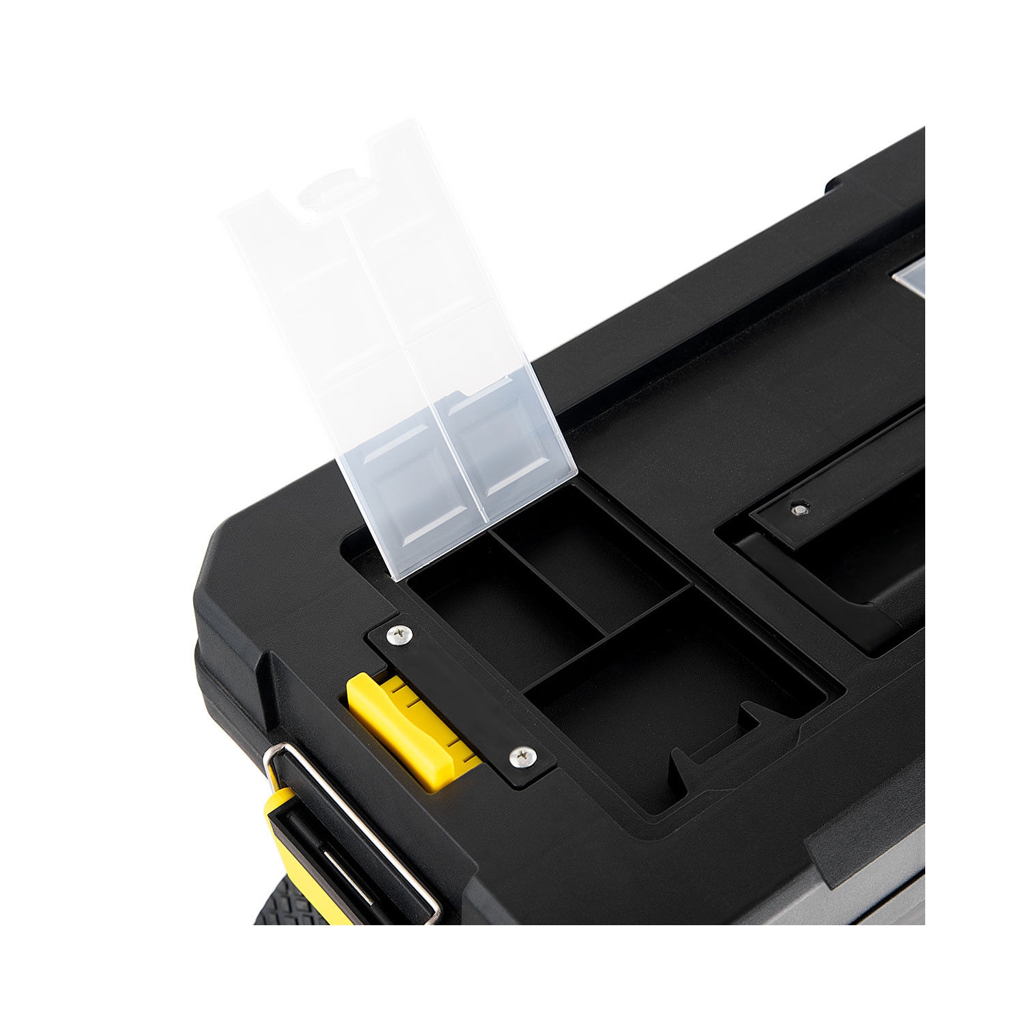 Costway 2-in-1 Rolling Tool Box Set Mobile Tool Chest Storage Organizer Portable Black