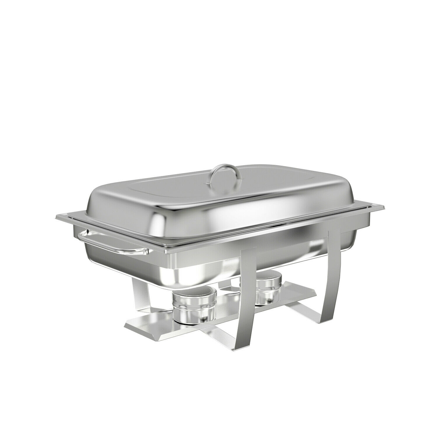 Costway 2 Packs Full Size Chafing Dish 9 Quart Stainless Steel Rectangular Chafer Buffet