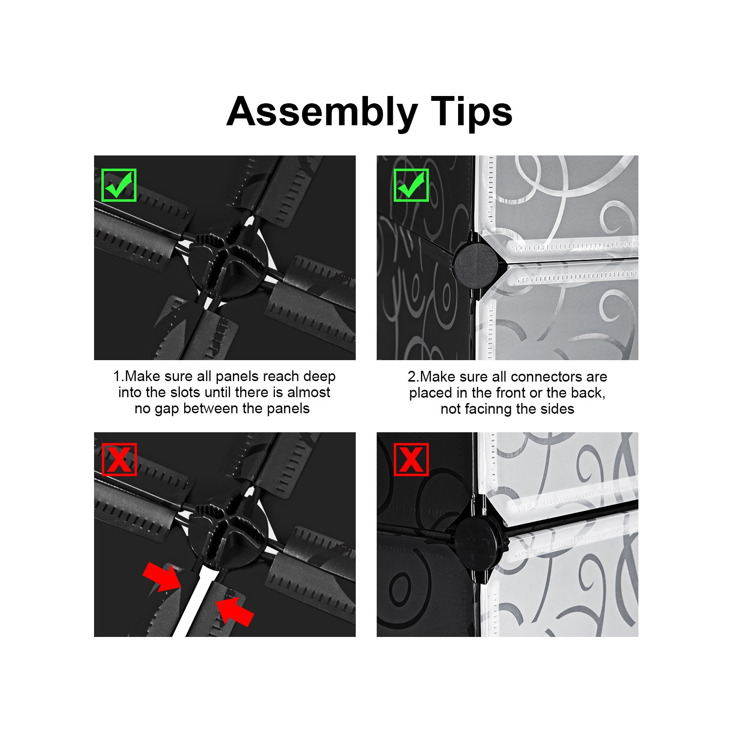 Ce meuble de rangement portatif à 30 cubes avec portes pour garde-robe de Costway vous permet de ranger vos vêtements