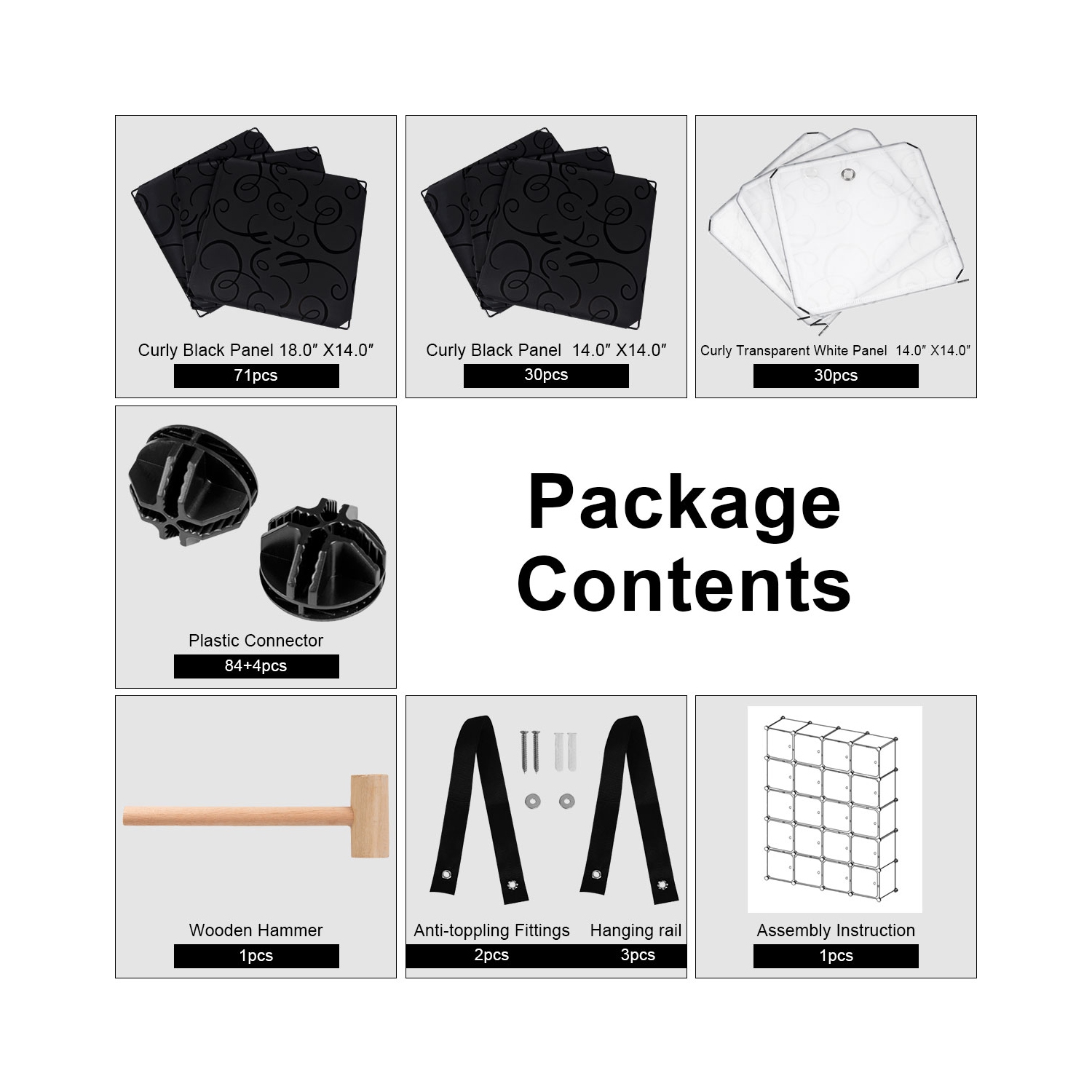 Ce meuble de rangement portatif à 30 cubes avec portes pour garde-robe de Costway vous permet de ranger vos vêtements