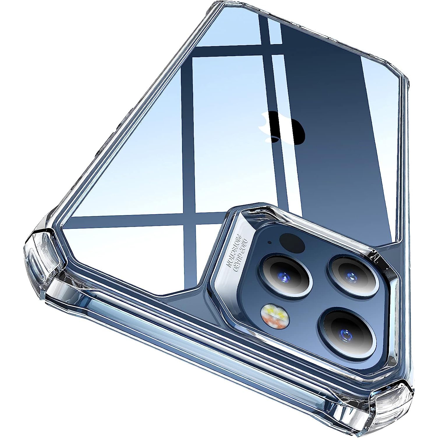 iPhone 12 Case, iPhone 12 Pro Case, Military Grade Protection Phone Case Compatible with iPhone 12, iPhone 12Pro, Hard Polycarbonate + Flexible