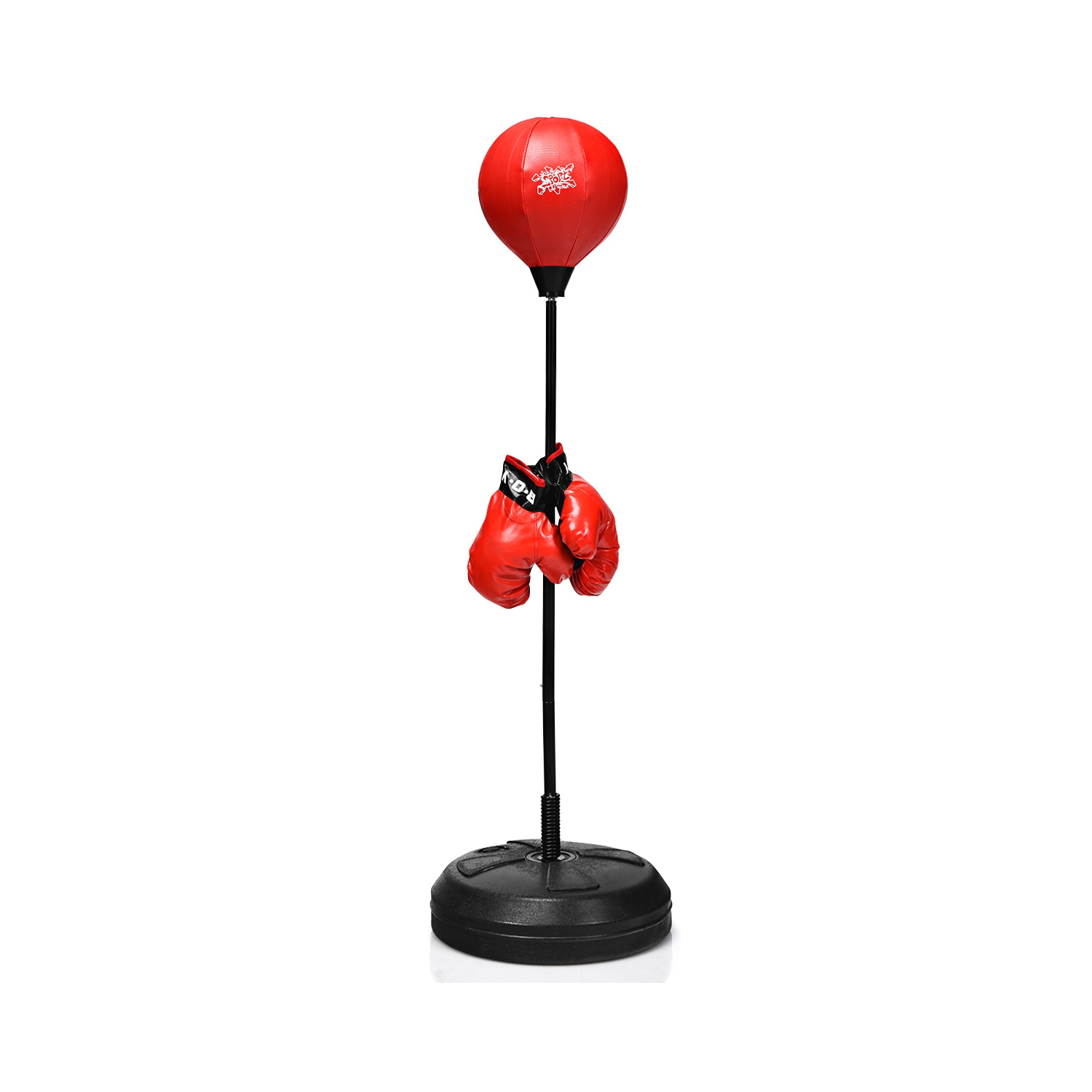 Costway Boxing Punching Bag w/Height Adjustable Stand Boxing Gloves