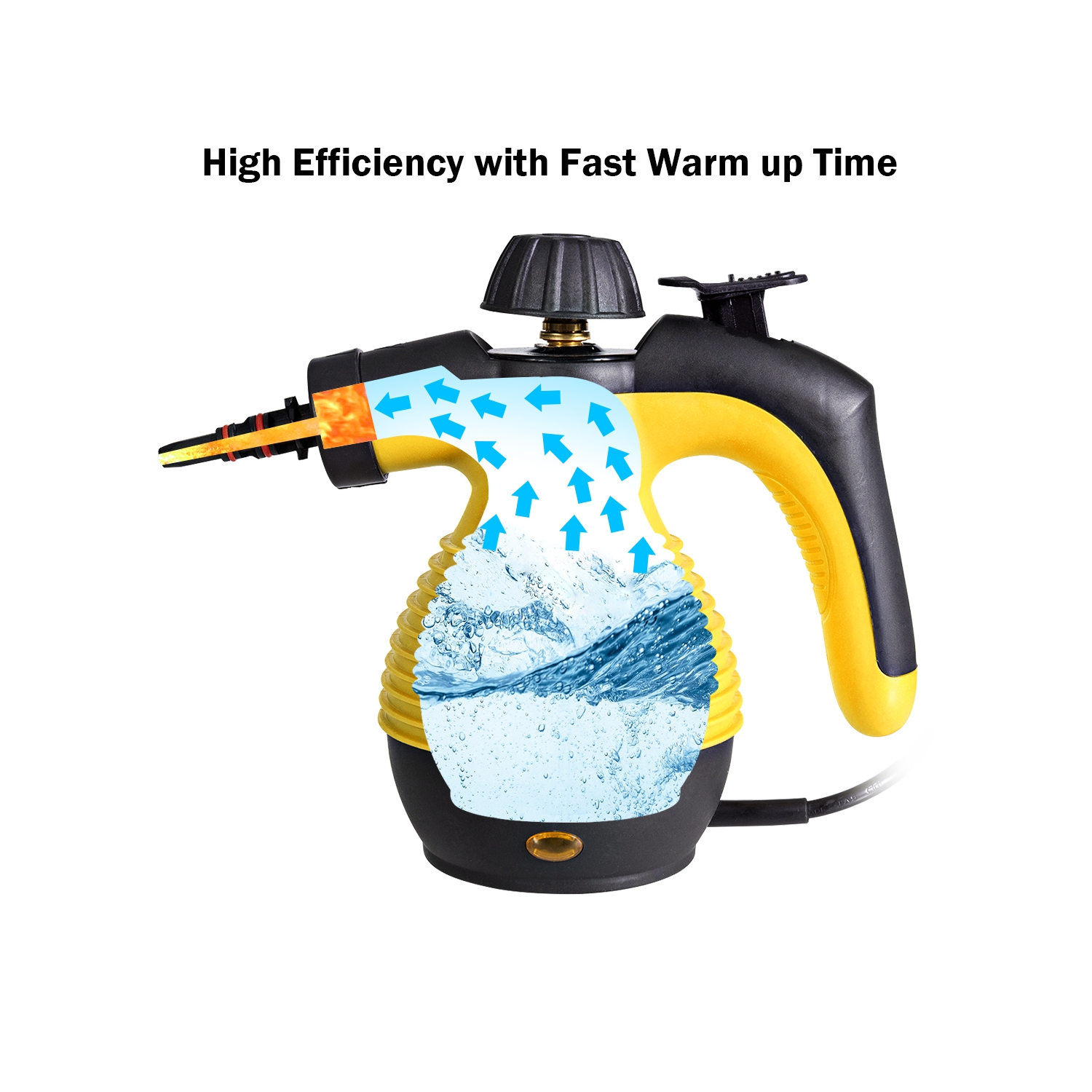 Costway Multifunction Portable Steamer Household Steam Cleaner 1050W W/Attachments