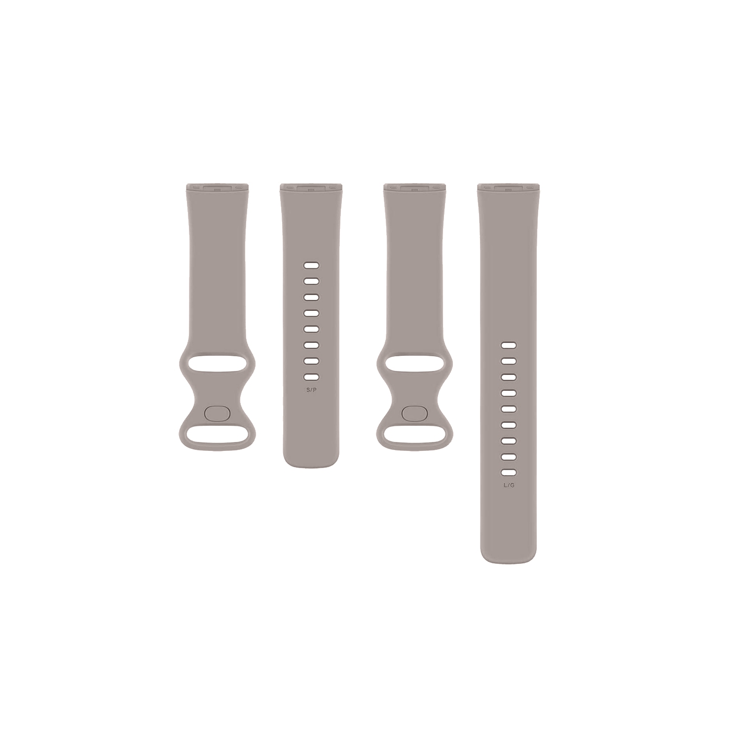 Paquet de 4 bracelets de rechange Premium de Navor - petit bracelet mince à rabat compatible avec les modèles Versa 3/Sense de Fitbit - Bracelet