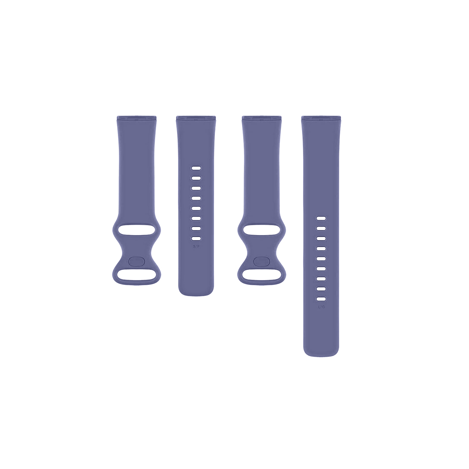 Paquet de 4 bracelets de rechange Premium de Navor - petit bracelet mince à rabat compatible avec les modèles Versa 3/Sense de Fitbit - Bracelet