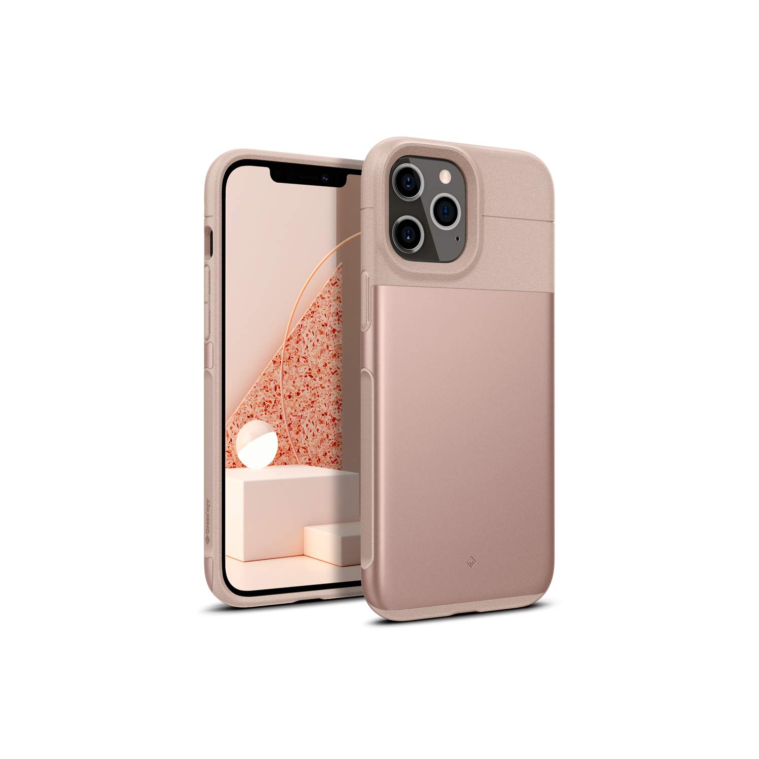 Caseology Legion for Apple iPhone 12 Pro Case for iPhone 12 Case (2020) - Stone Pink