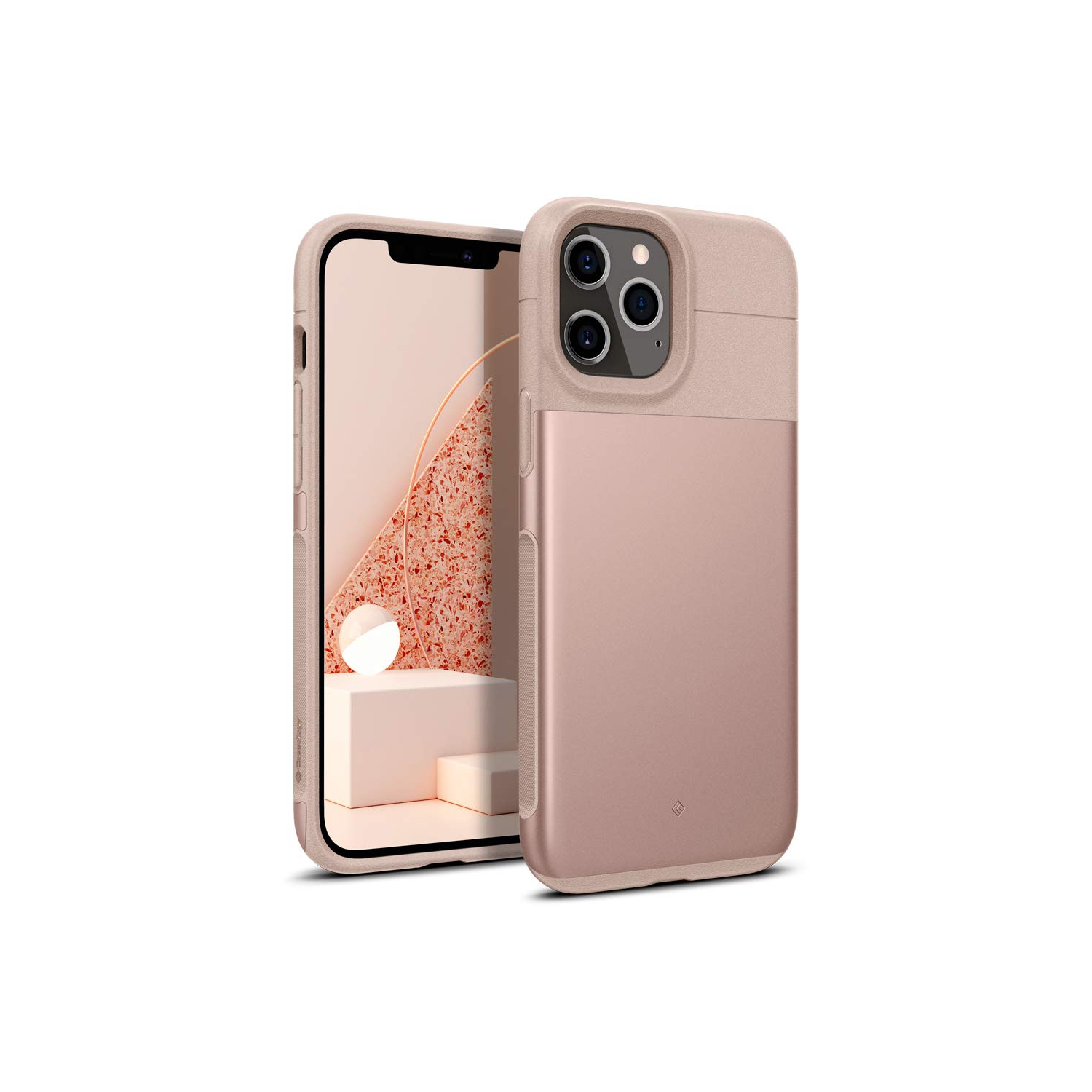Caseology Legion for Apple iPhone 12 Pro Case for iPhone 12 Case - Stone Pink