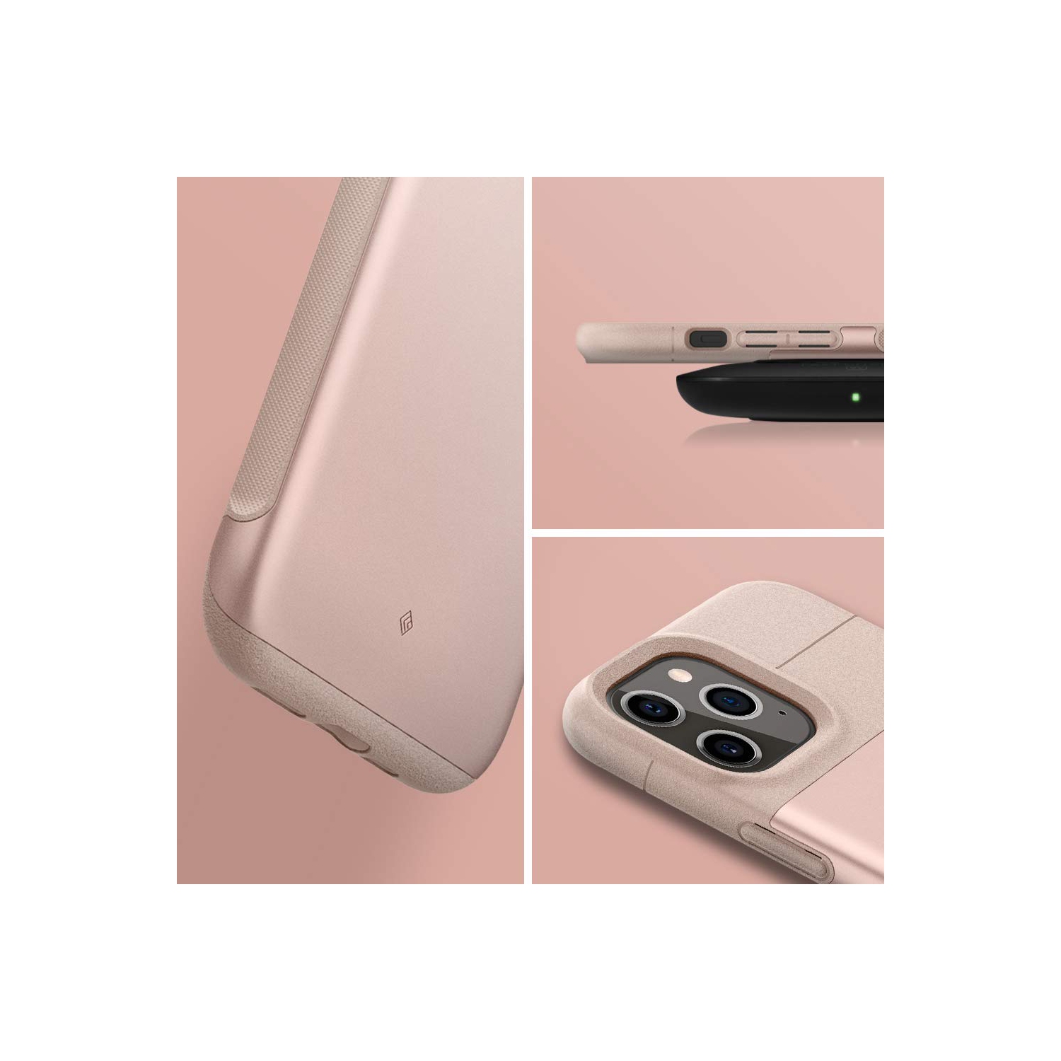 Caseology Legion for Apple iPhone 12 Pro Case for iPhone 12 Case - Stone Pink