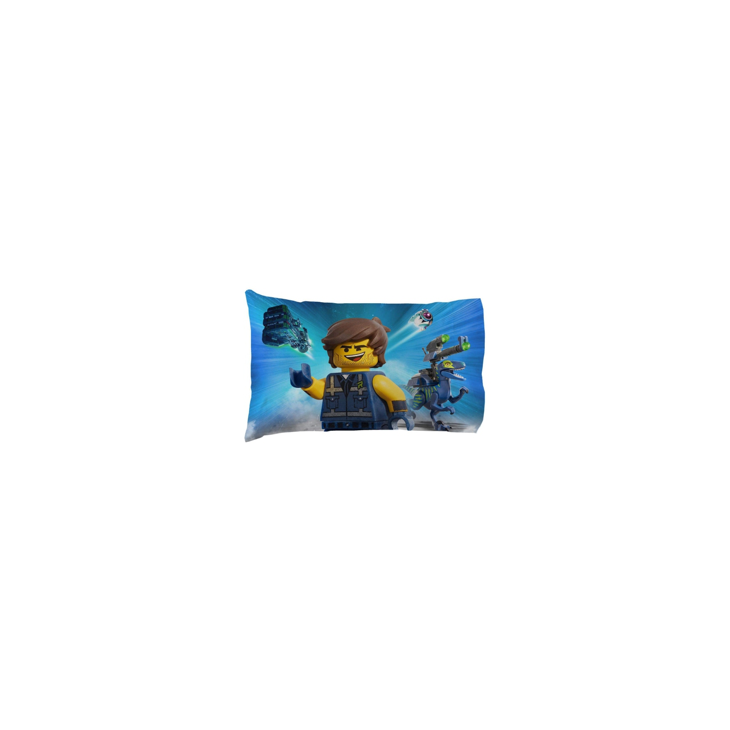 The LEGO "Let's Build Together" Reversible Pillowcase for Kids - Inch (1 Piece Pillow Case Only)