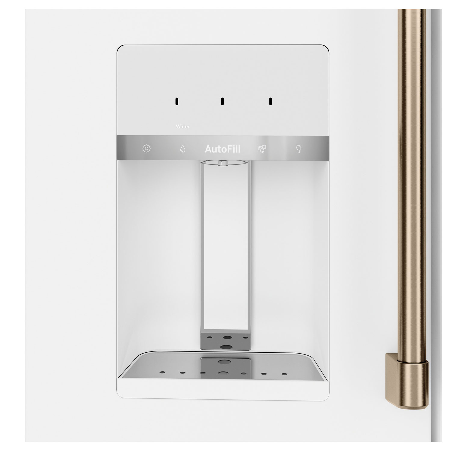 Café 36" 27.8 Cu. Ft. French Door Refrigerator w/ Water & Ice Dispenser - Matte White