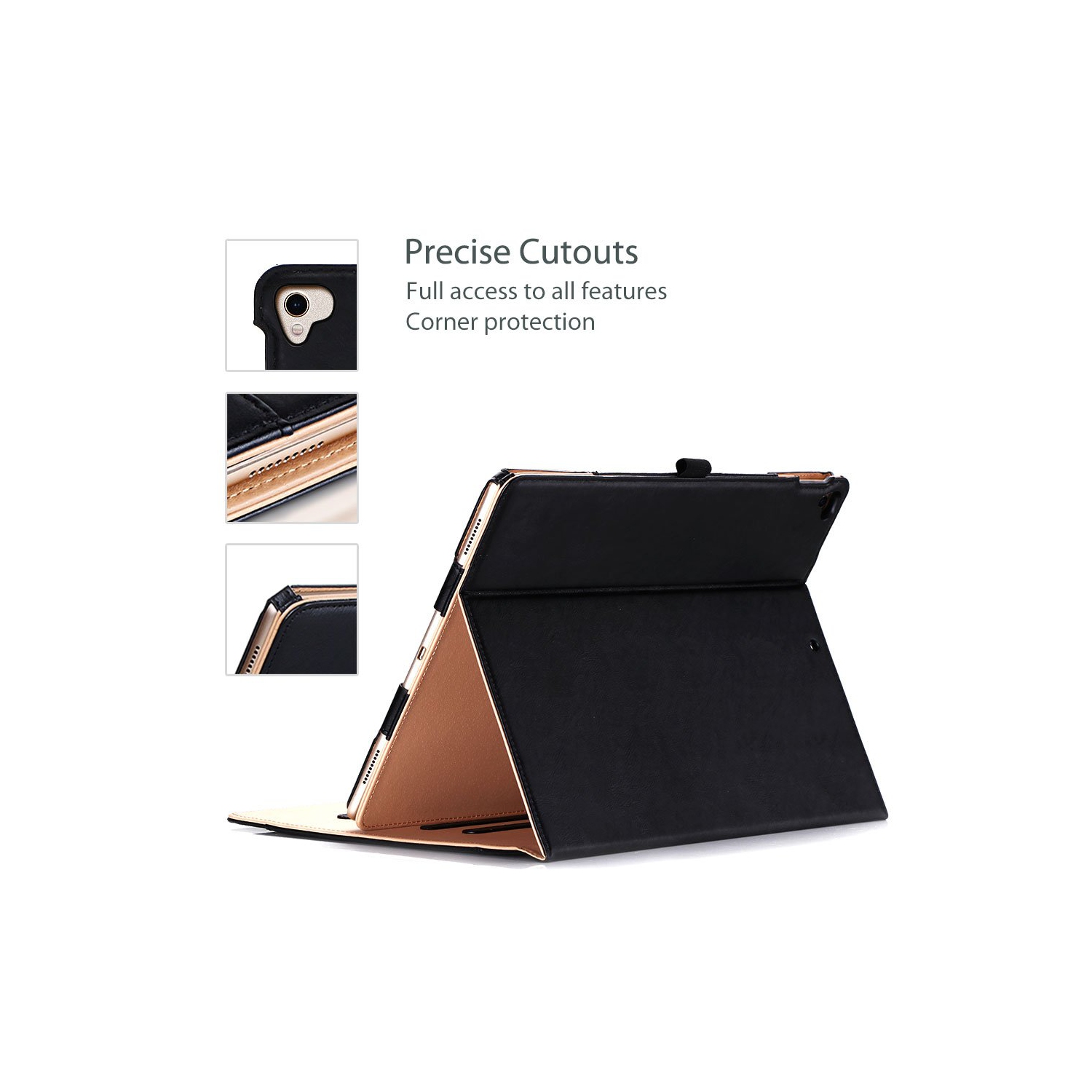 ProCase iPad Pro 12.9 2017/2015 Case - Stand Folio Case Cover for Apple iPad Pro 12.9 Inch (Both 2017 and 2015 M