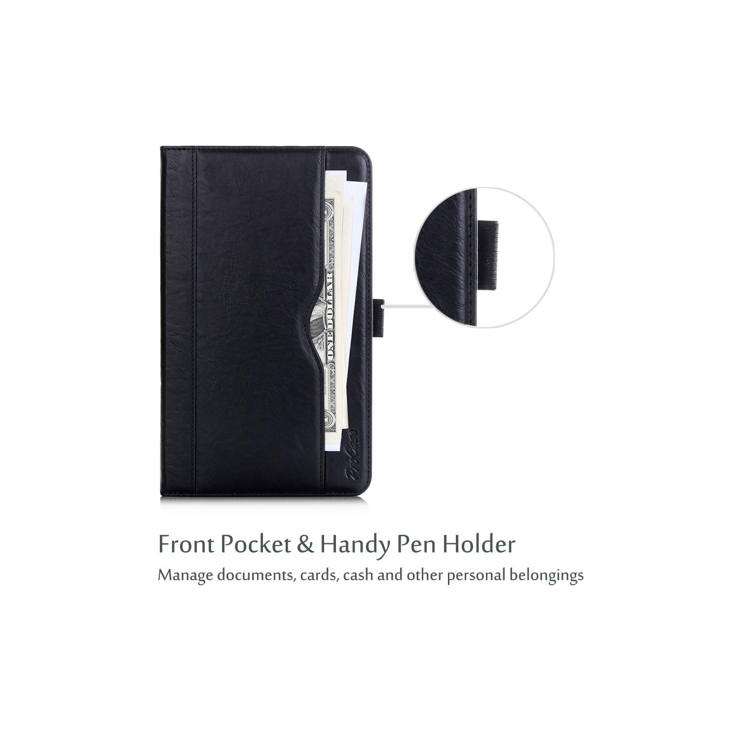 ProCase iPad Pro 12.9 2017/2015 Case - Stand Folio Case Cover for Apple iPad Pro 12.9 Inch (Both 2017 and 2015 M