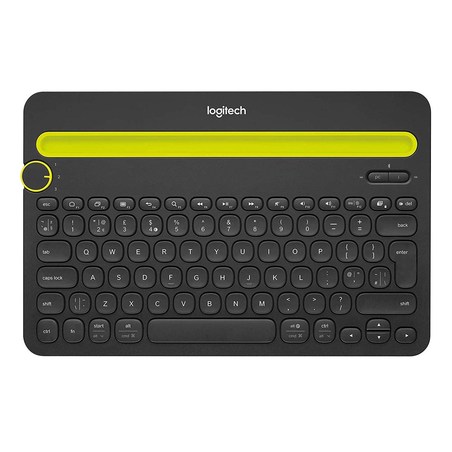 Logitech Bluetooth Multi-Device Keyboard K480 for Computers, Tablets and Smartphones, Black (920-006342)