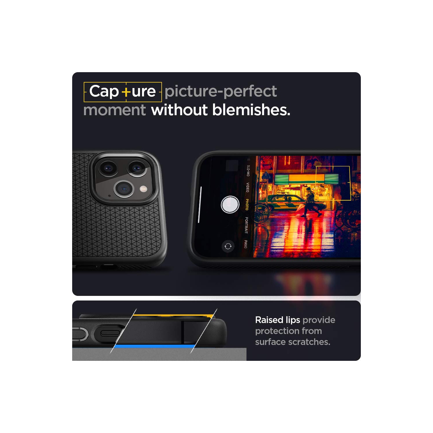 Spigen Liquid Air Works with Apple iPhone 12 Case/iPhone 12 Pro Case - Matte Black