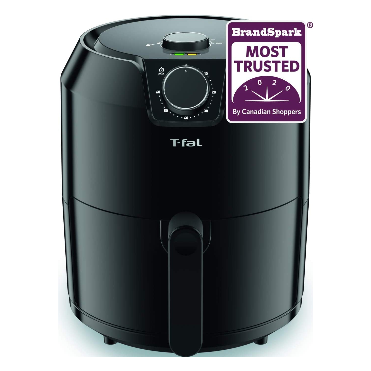 T-Fal EY201850 T-fal Easy Fry XL Air Fryer, Low Oil, Patented Basket System, 4.2L, Black