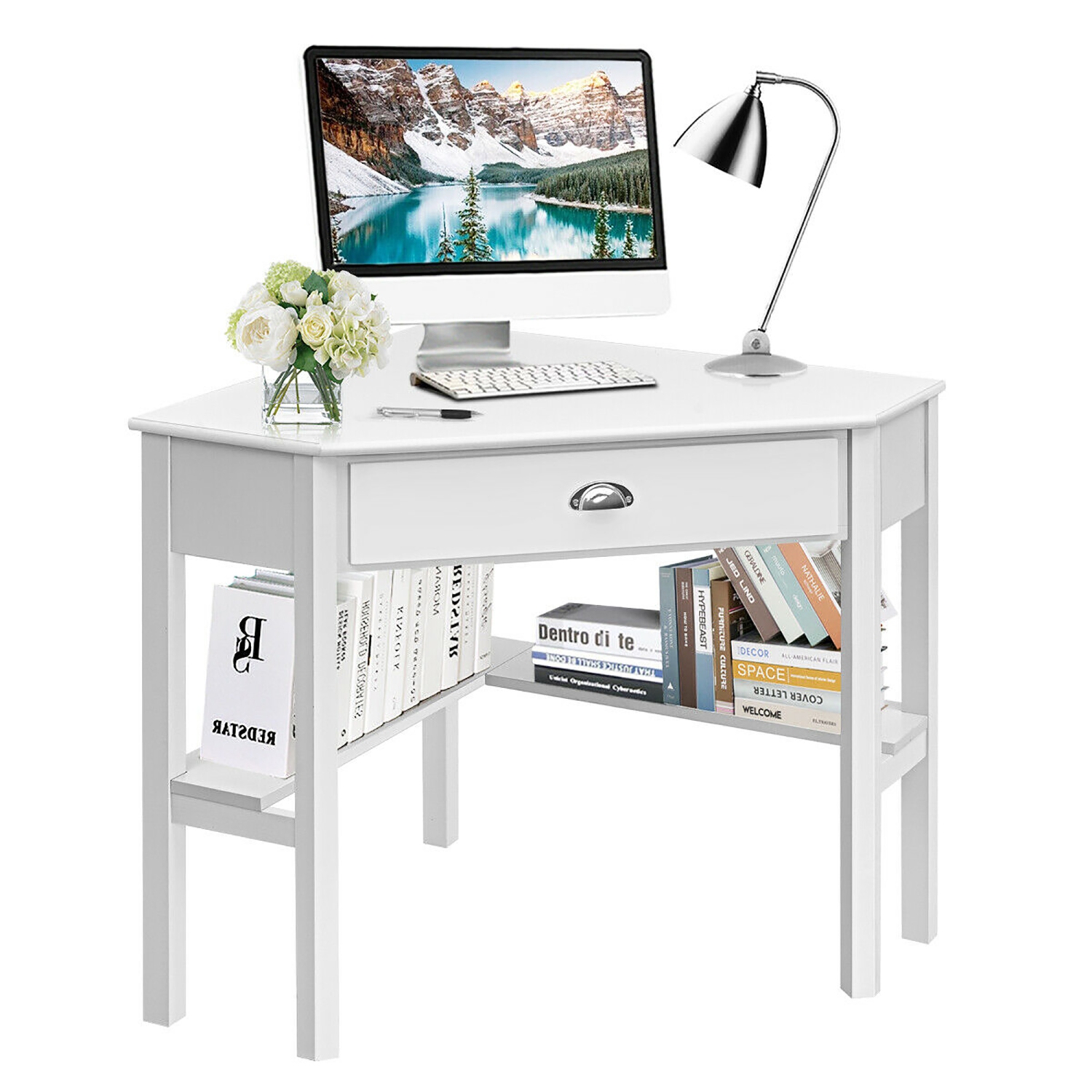 Huit raisons de choisir un bureau d'ordinateur en coin pour votre bureau à  domicile - Bestar