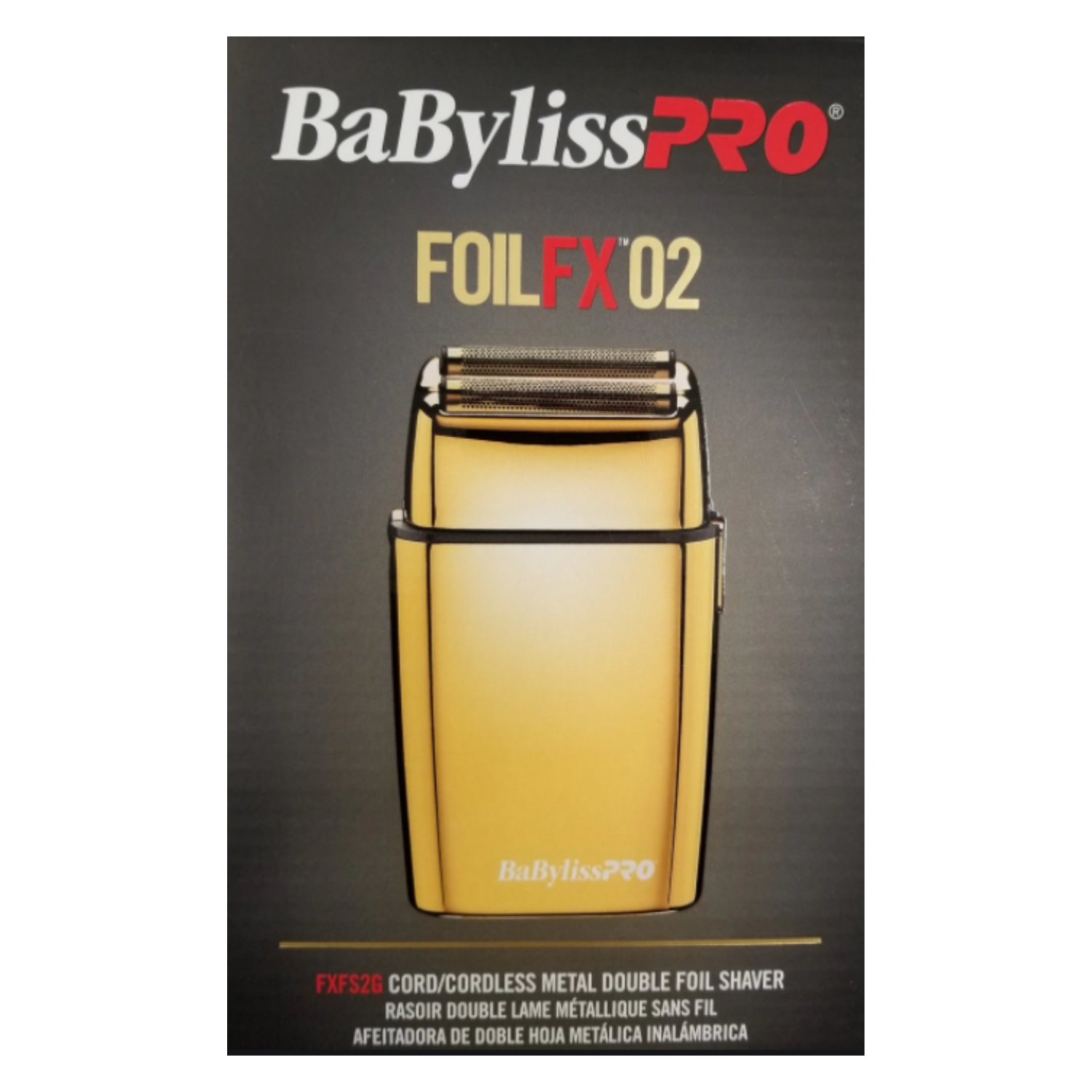 BaBylissPRO FoilFX Metal Double Foil Shaver, Gold #FXFS2G | Best