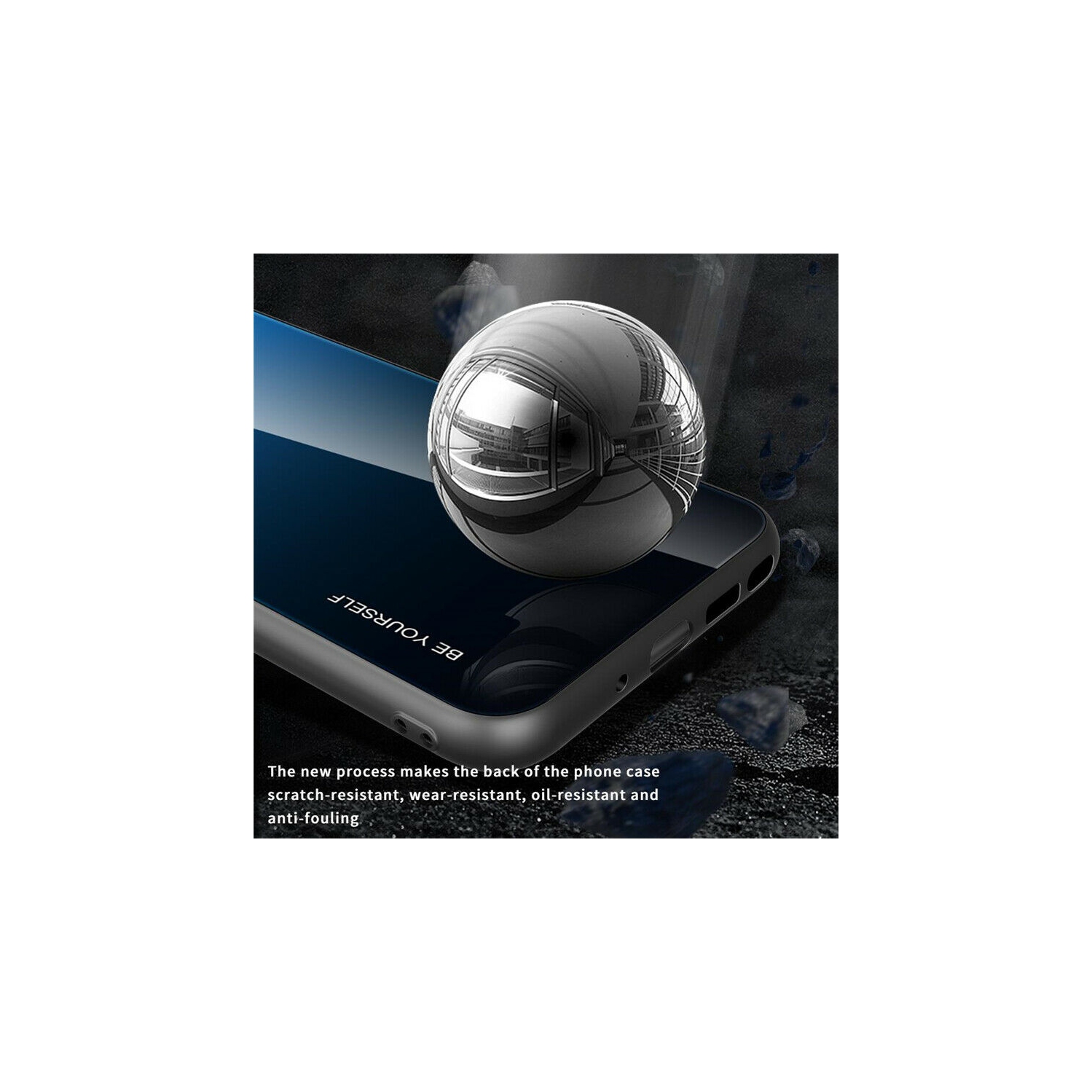 Étui en verre trempé gradient pour NOTE 20 DE SAMSUNG