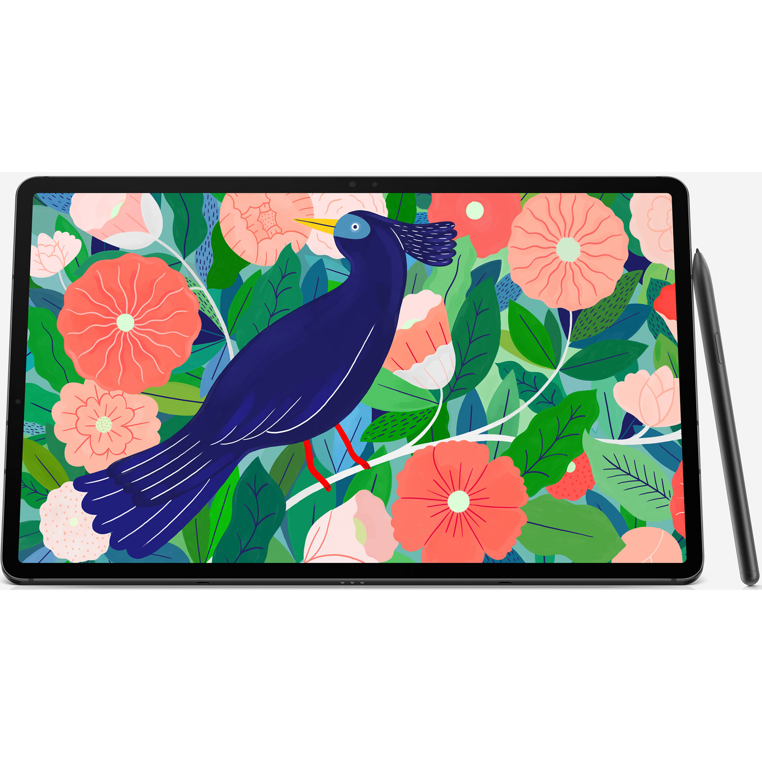 Open Box - Samsung Galaxy Tab S7+ 12.4" 128GB Android Tablet w/ Snapdragon 865 Plus Processor - Black