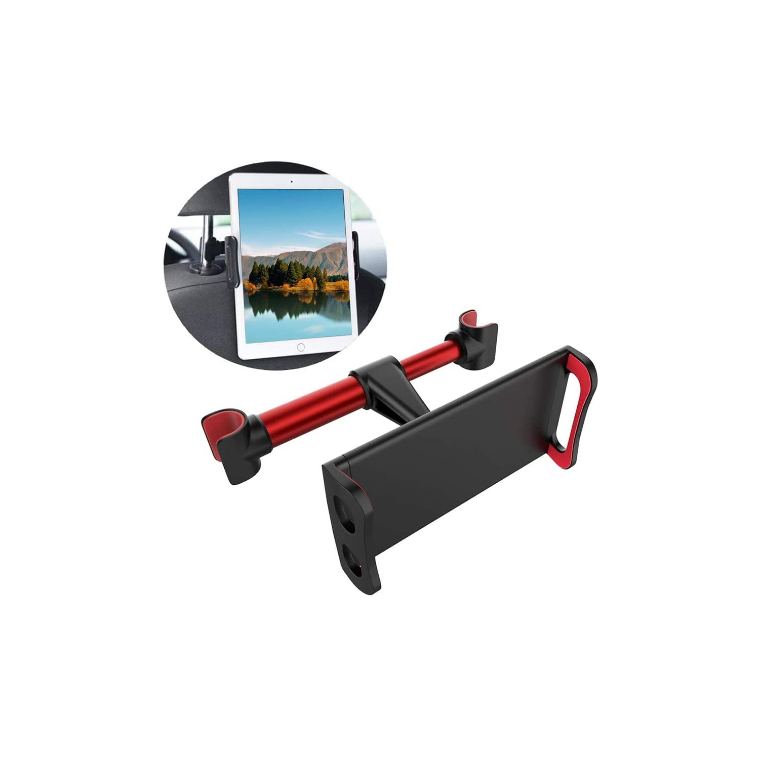 TopSave Nine Back Seat Phone Holder, Red