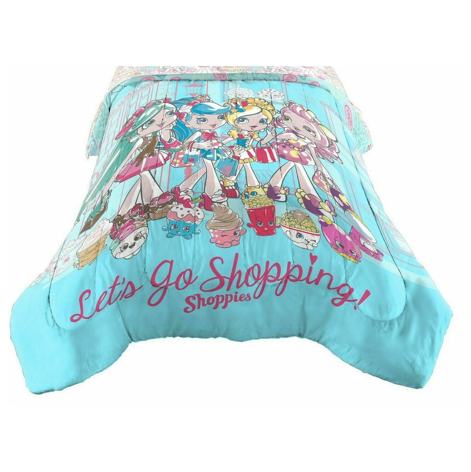 Shopkins shoppies Twin/Full Comforter for Kids - 72" x 86"