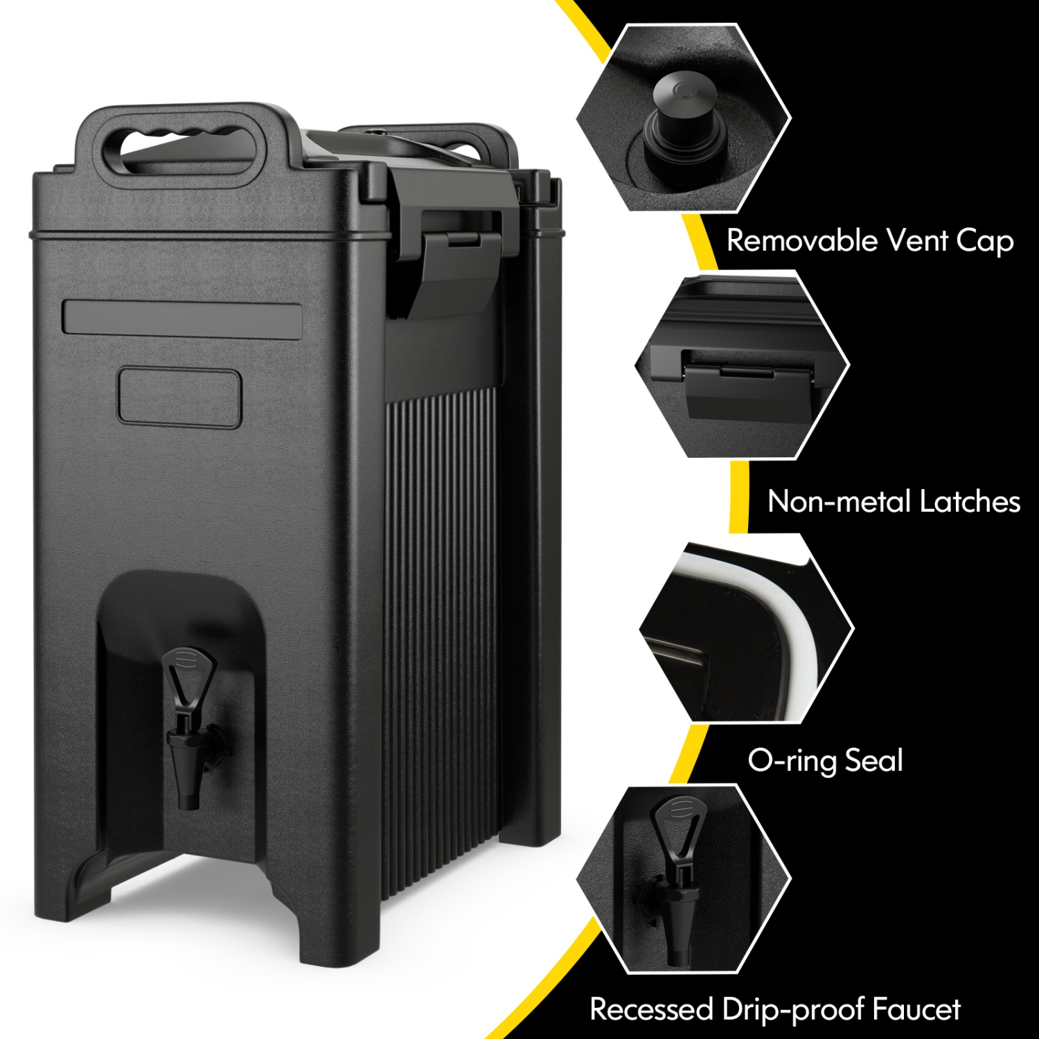 Costway 2/3/4 Pack Insulated Beverage Server/Dispenser 5 Gallon