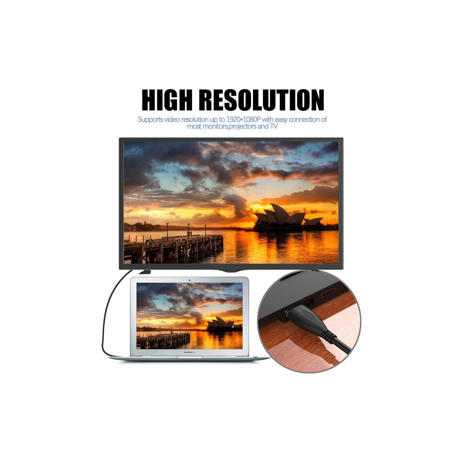 Câble HDMI à HDMI câble audio-vidéo numérique AV 1,4&nbsp;V câble HDMI pour téléviseur HD ACL XBOX 1080p 3D Ethernet 1,5&nbsp;M - livraison gratuite