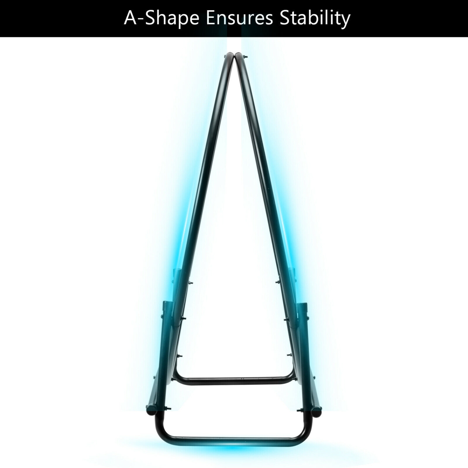 Gymax 30'' Tubular Steel Log Hoop Firewood Storage Rack Holder Round Display