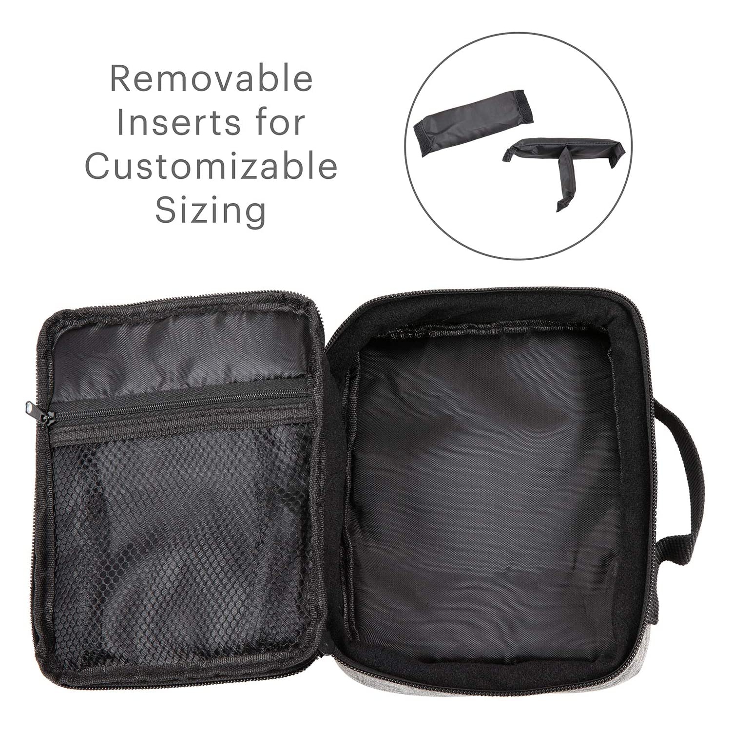 Étui pour projecteur Kodak – l’étui Kodak est également doté d’une poignée de transport et de pochettes réglables pour la personnalisation